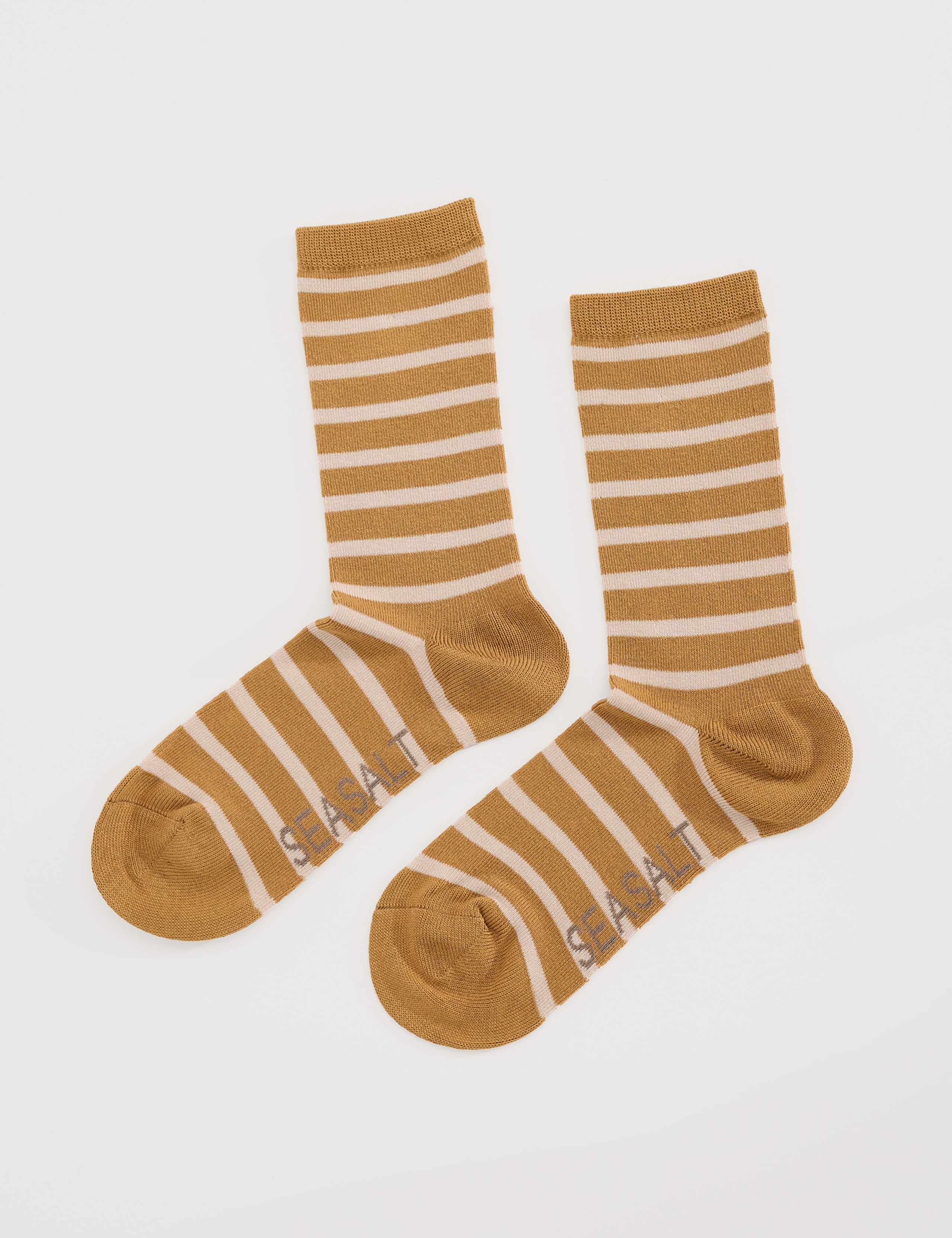 Striped Ankle High Socks