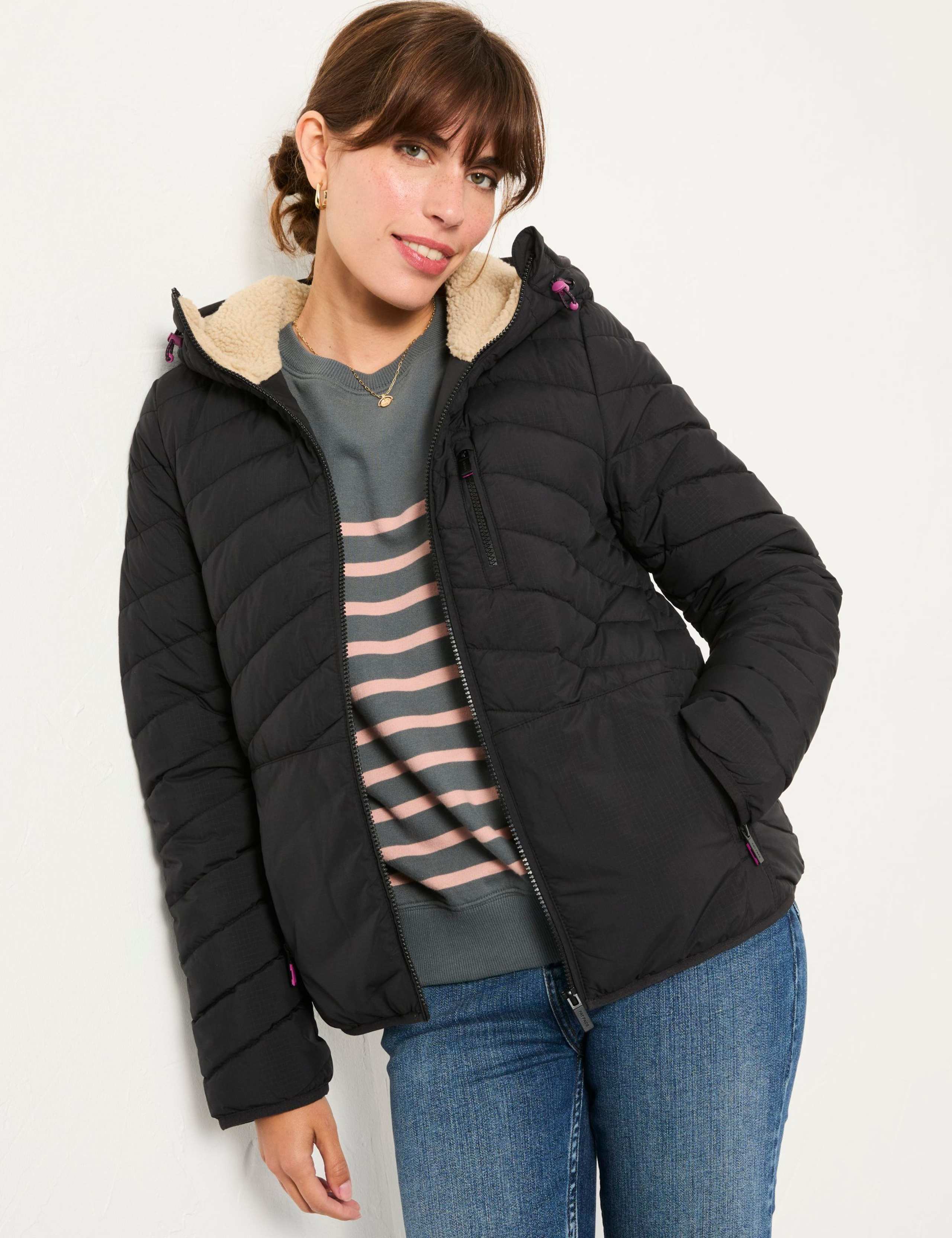 Padded High Neck Puffer Jacket