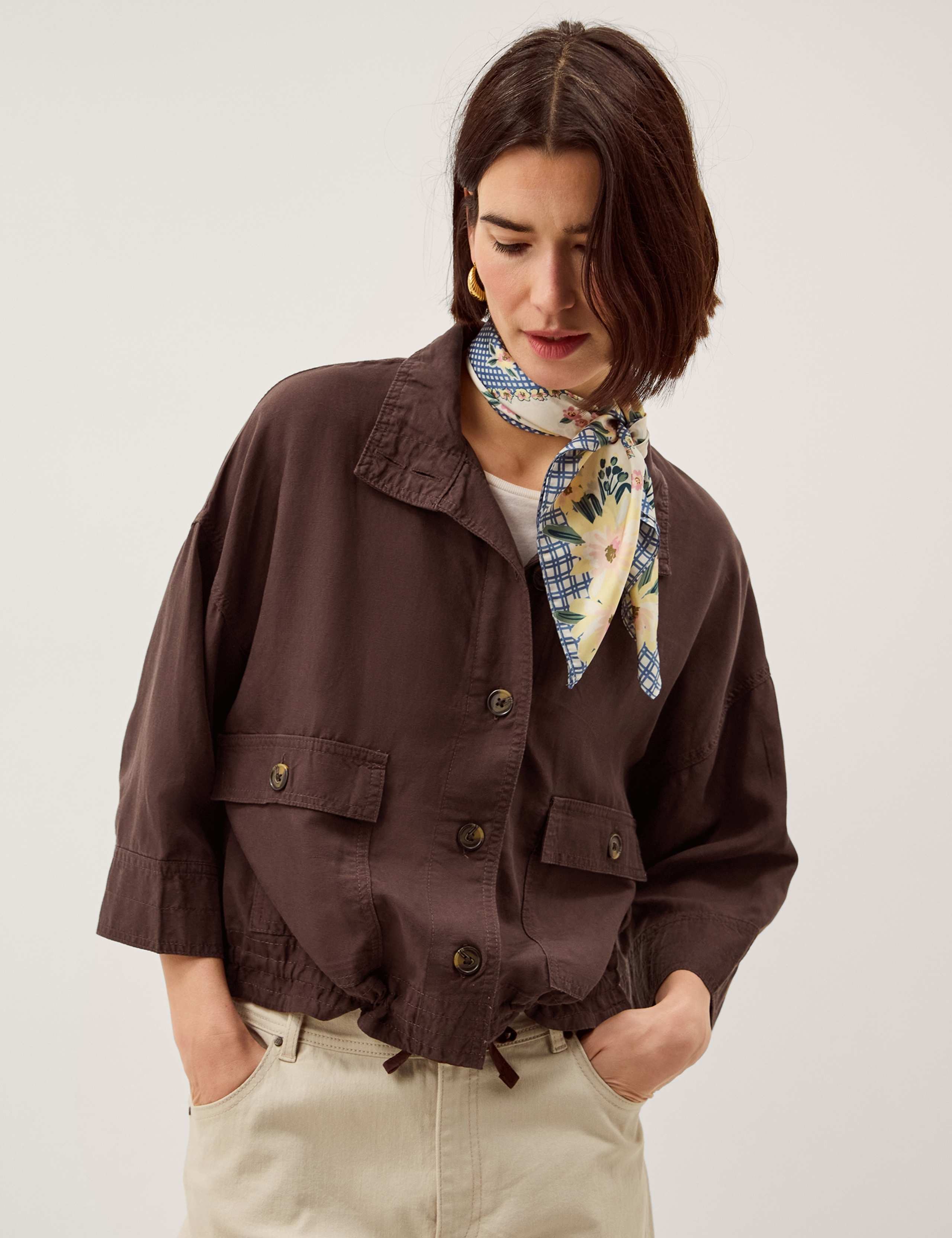 Lyocell Rich Lightweight Utility Jacket