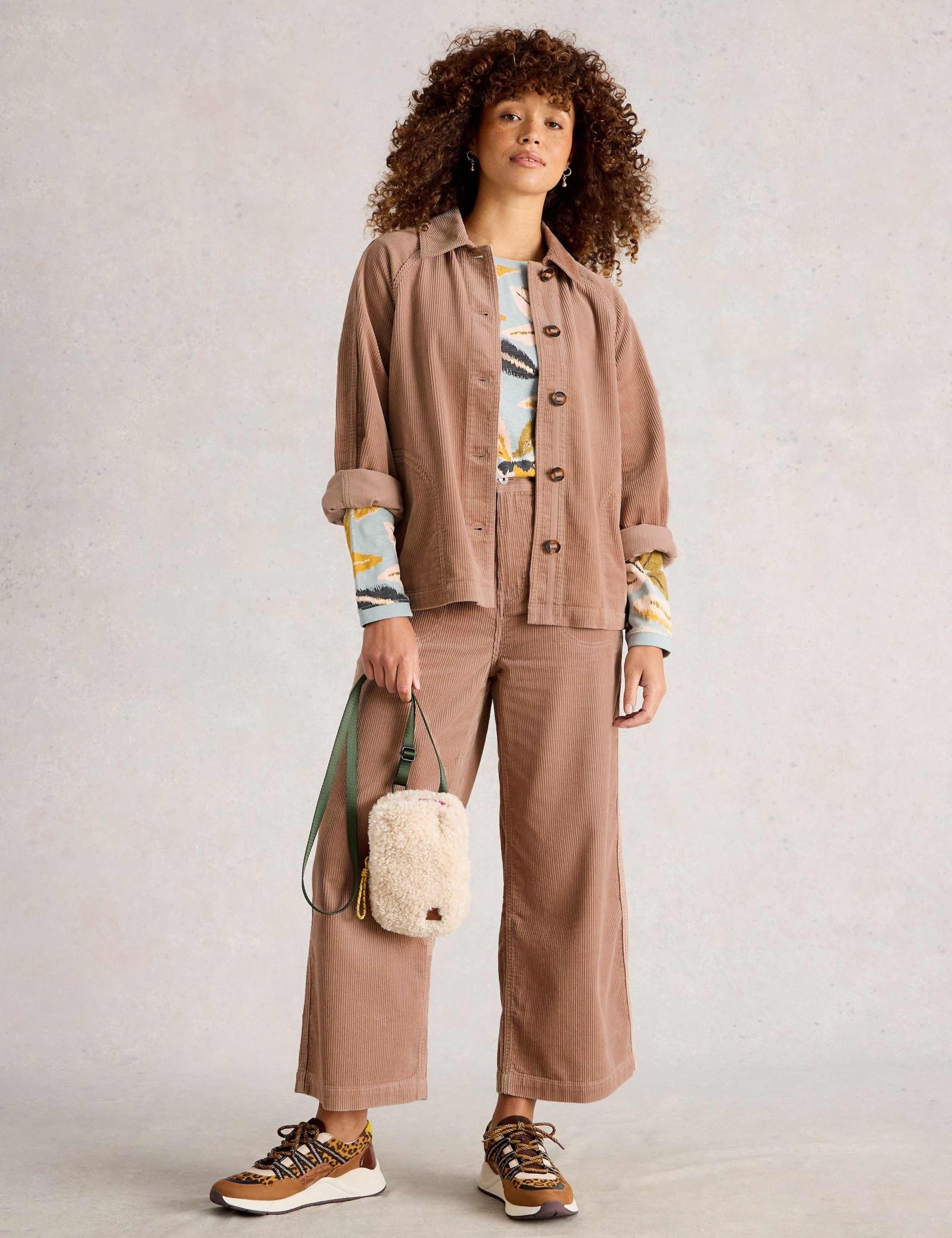 Cotton Rich Textured Utility Jacket with Lyocell