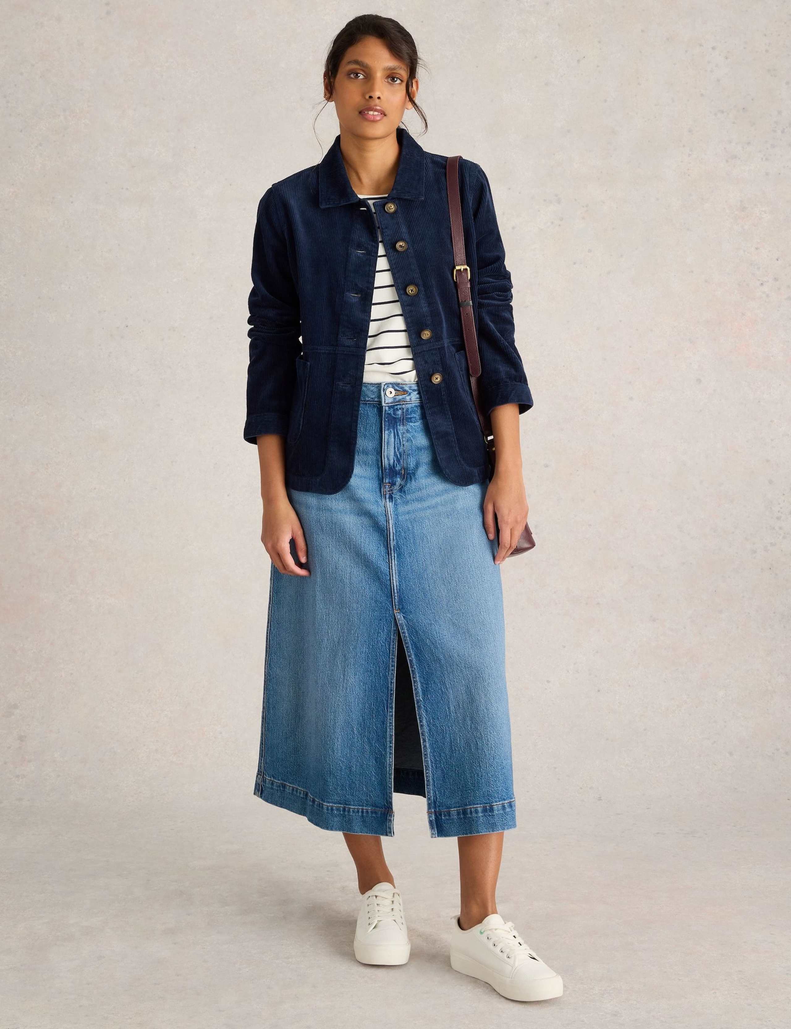 Cotton Rich Cord Short Jacket