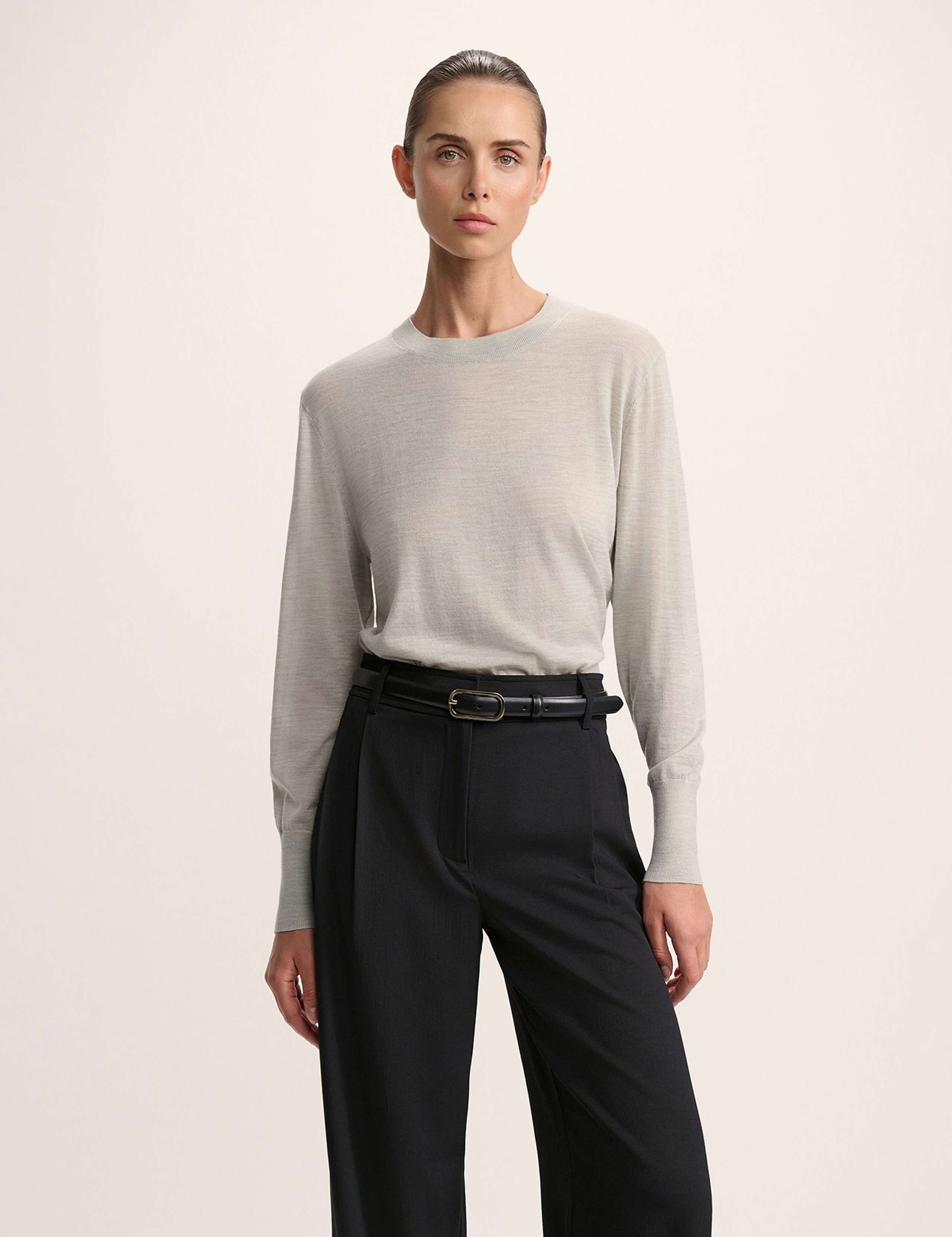 Pure Merino Wool Crew Neck Jumper
