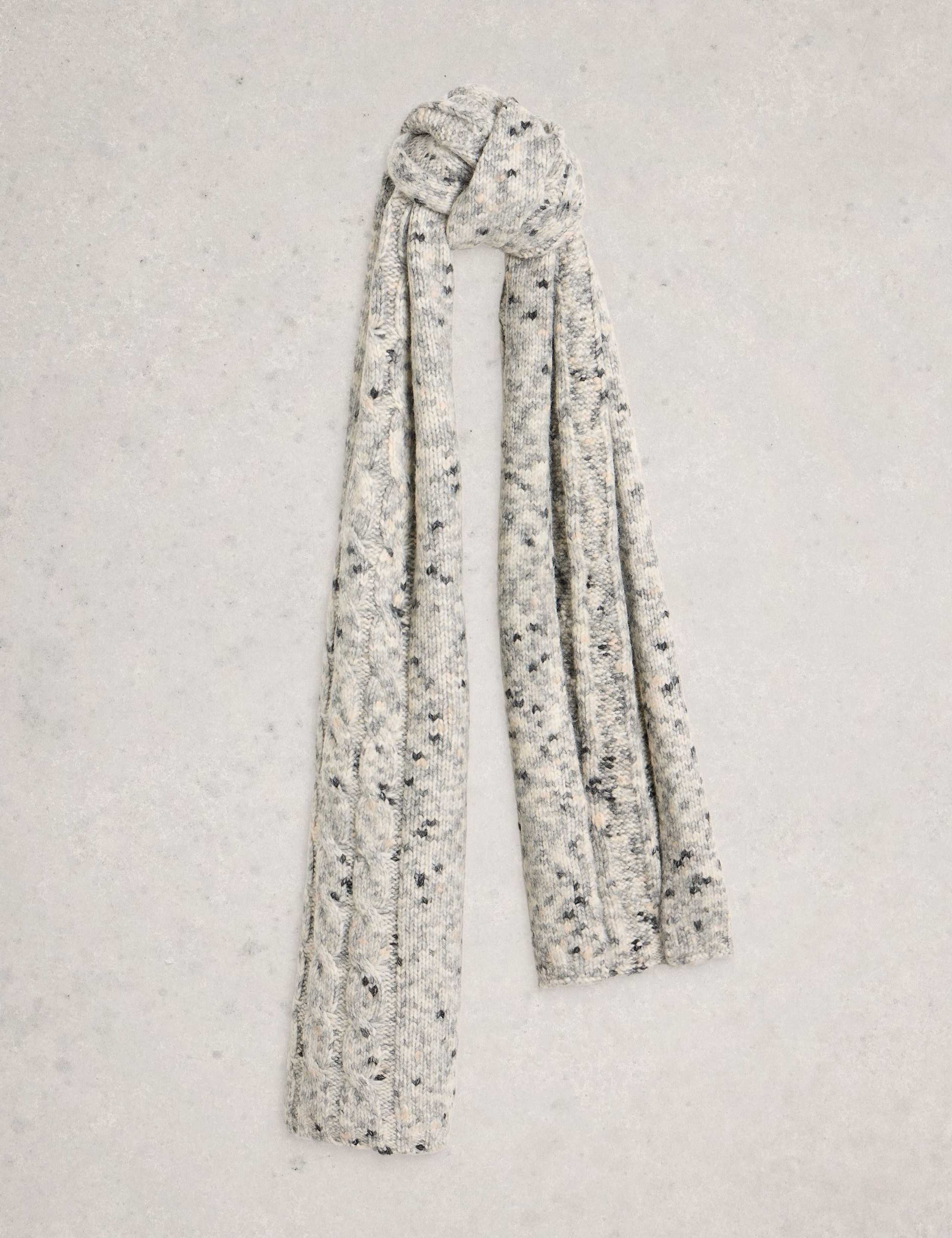Space Dyed Scarf with Wool