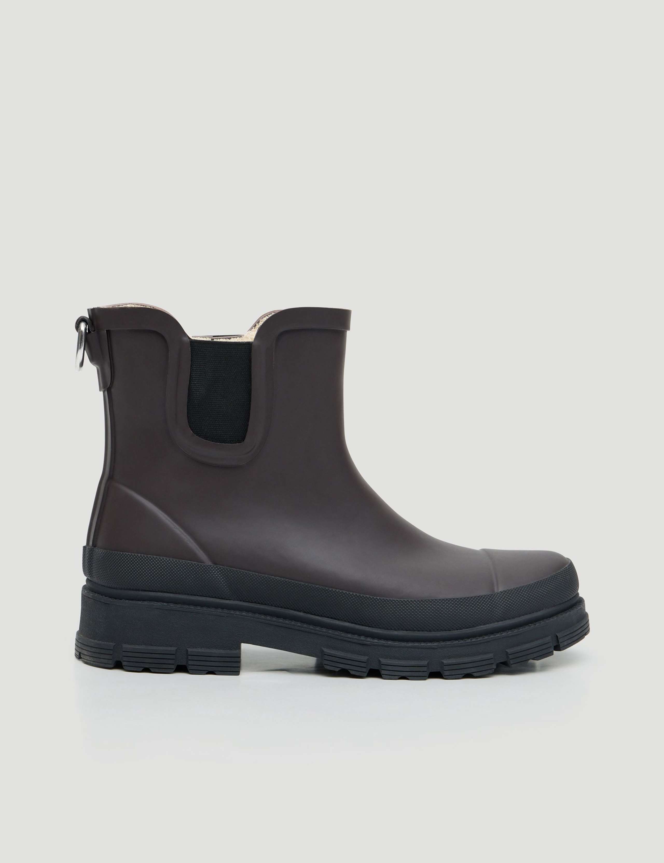Leather Chelsea Platform Ankle Boots