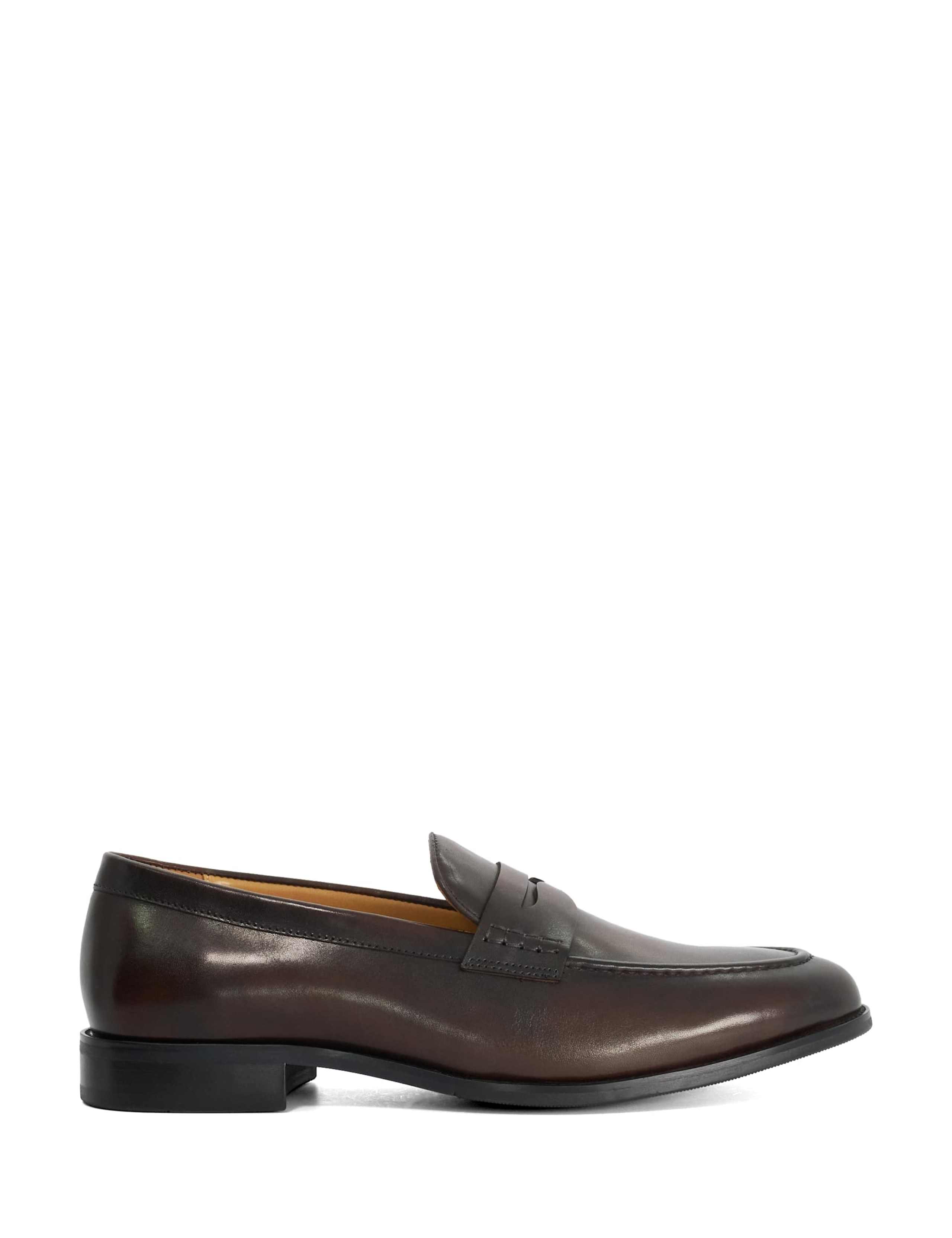 Wide Fit Leather Loafers