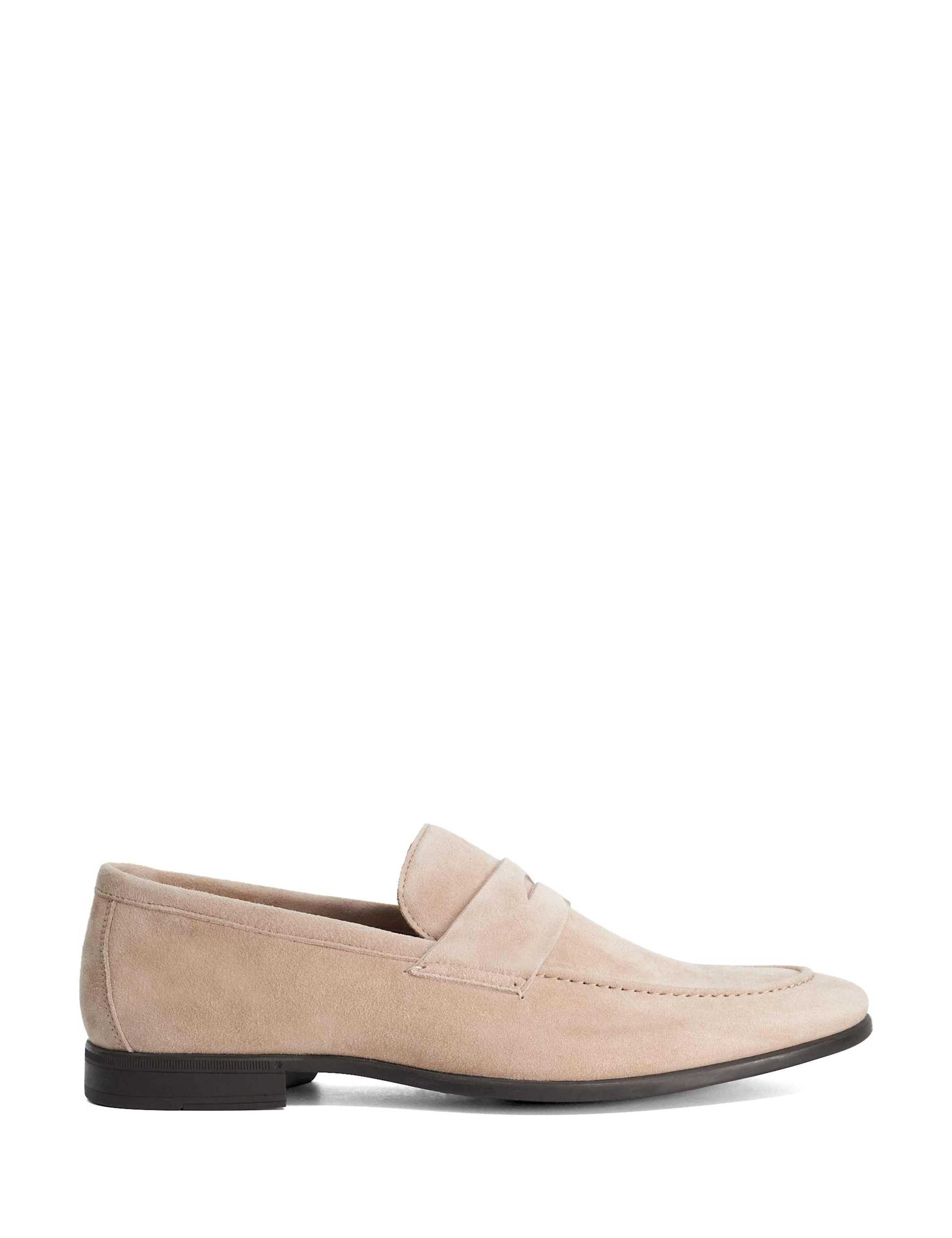 Suede Slip On Loafers