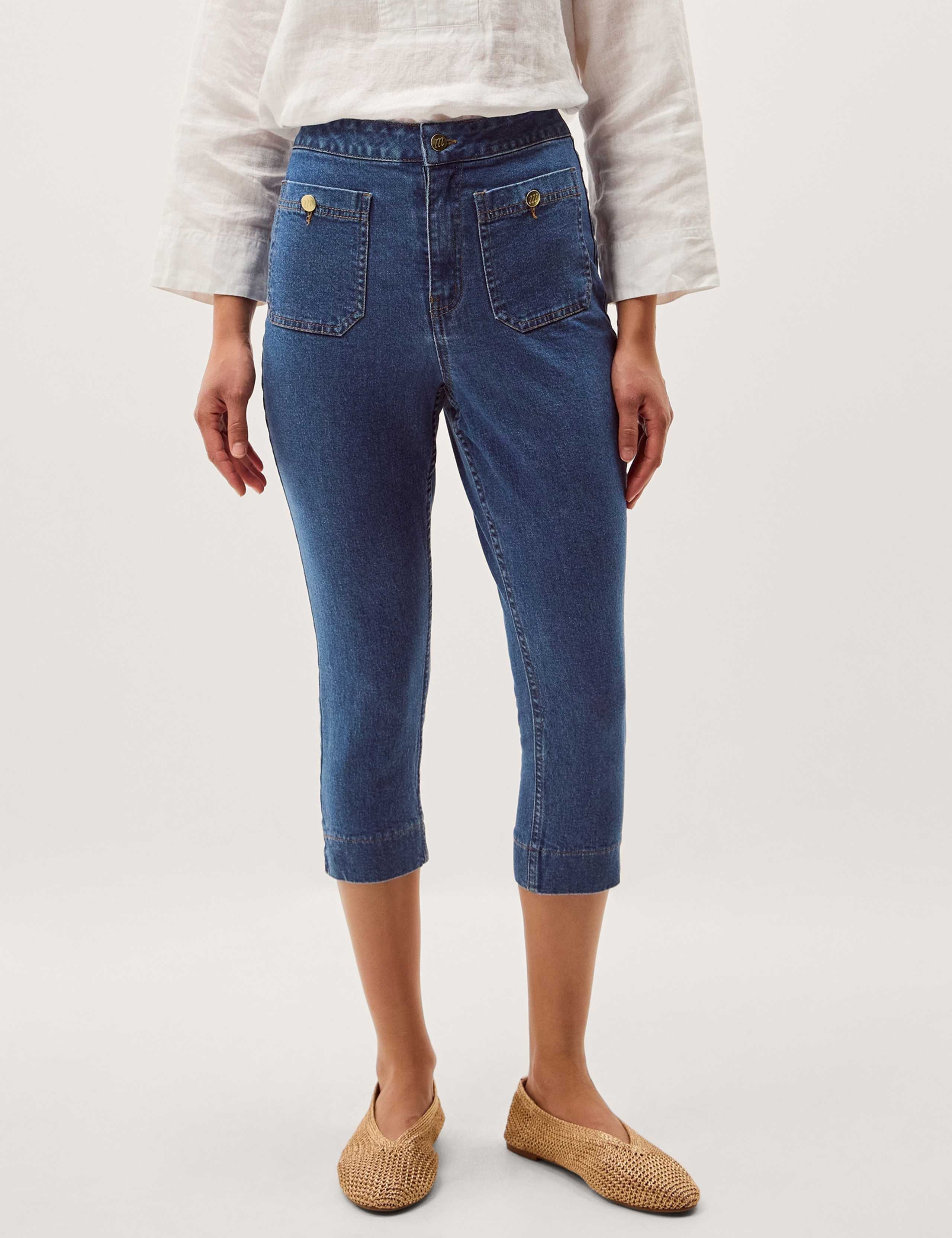 Slim Fit Cropped Jeans