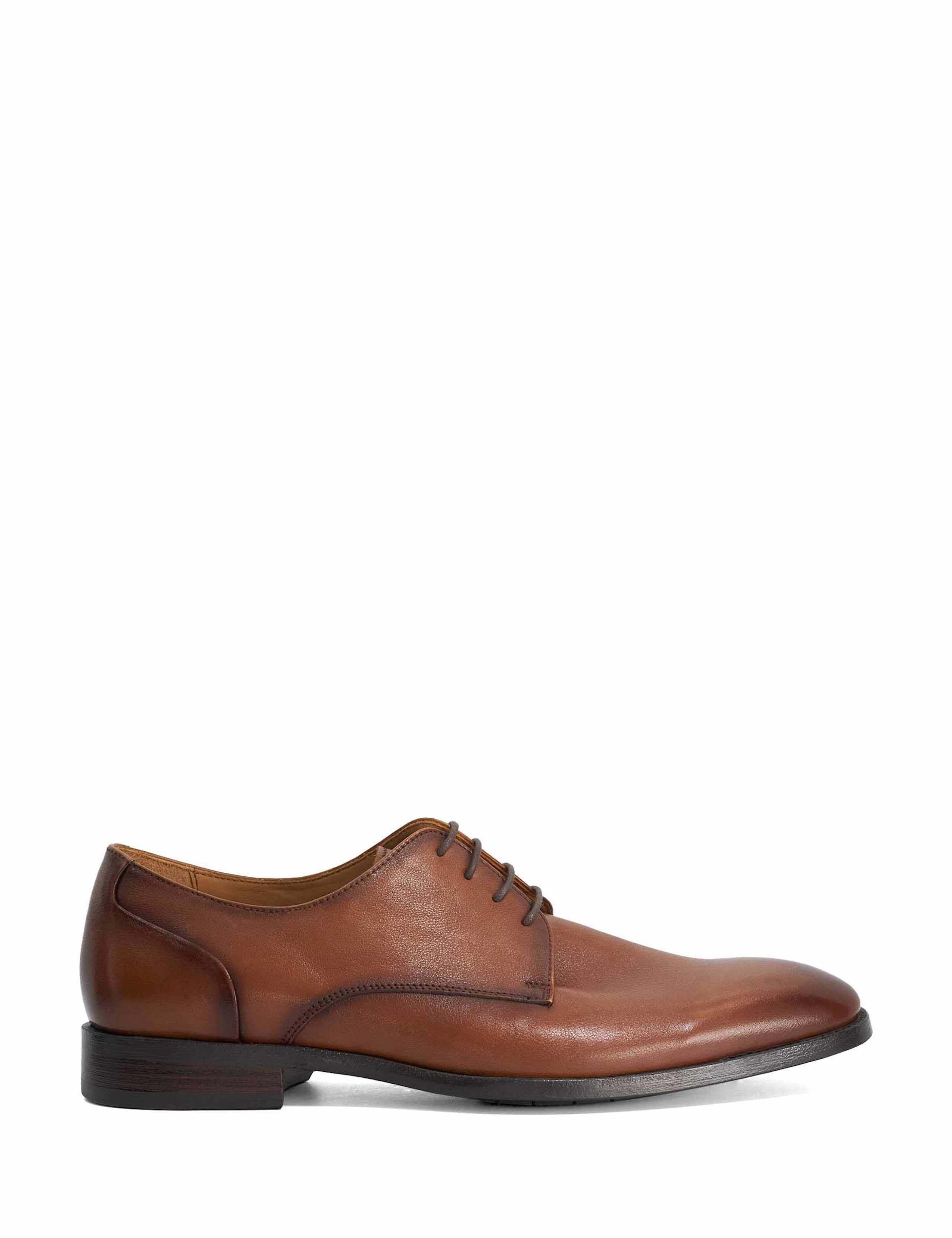 Wide Fit Leather Oxford Shoes