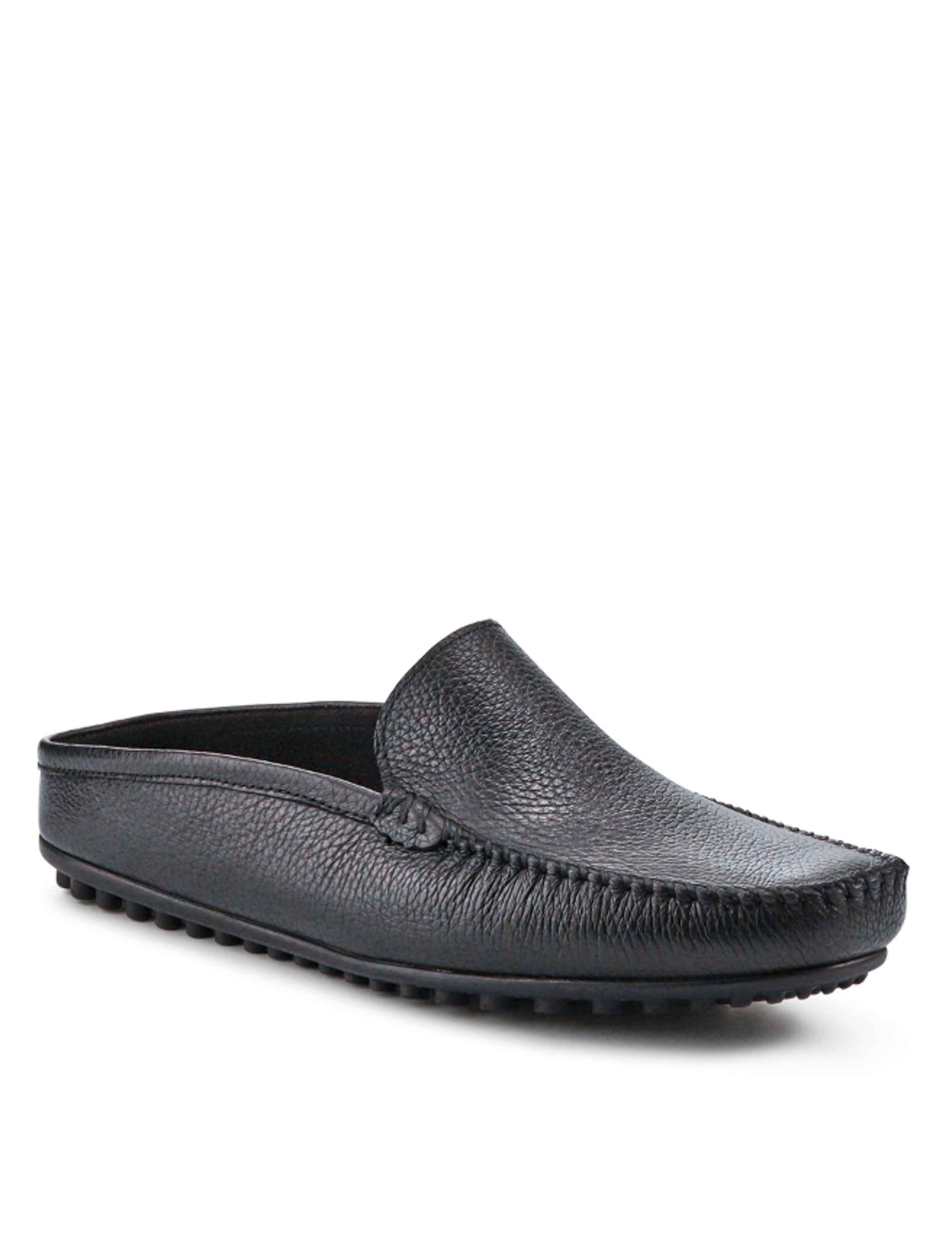 Leather Mule Slippers