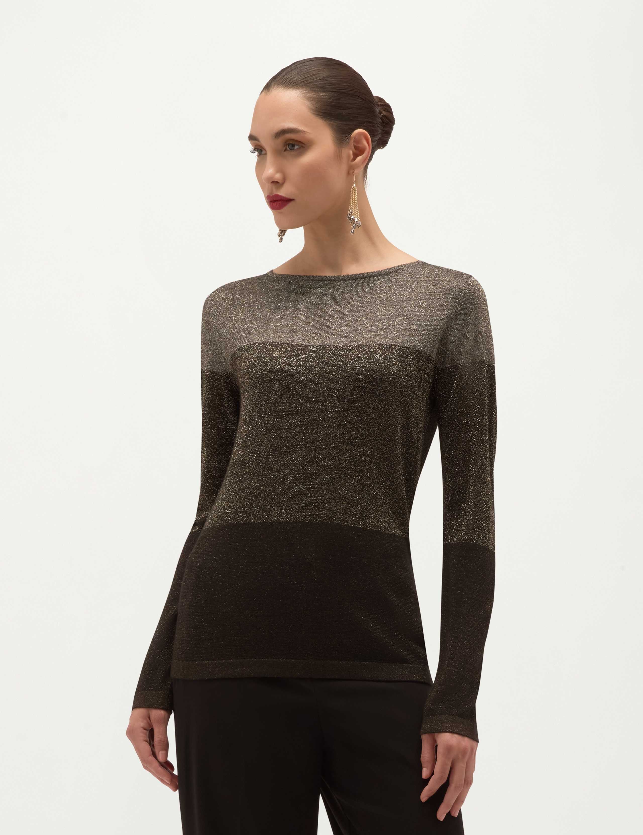 Sparkly Crew Neck Relaxed Fit Jumper