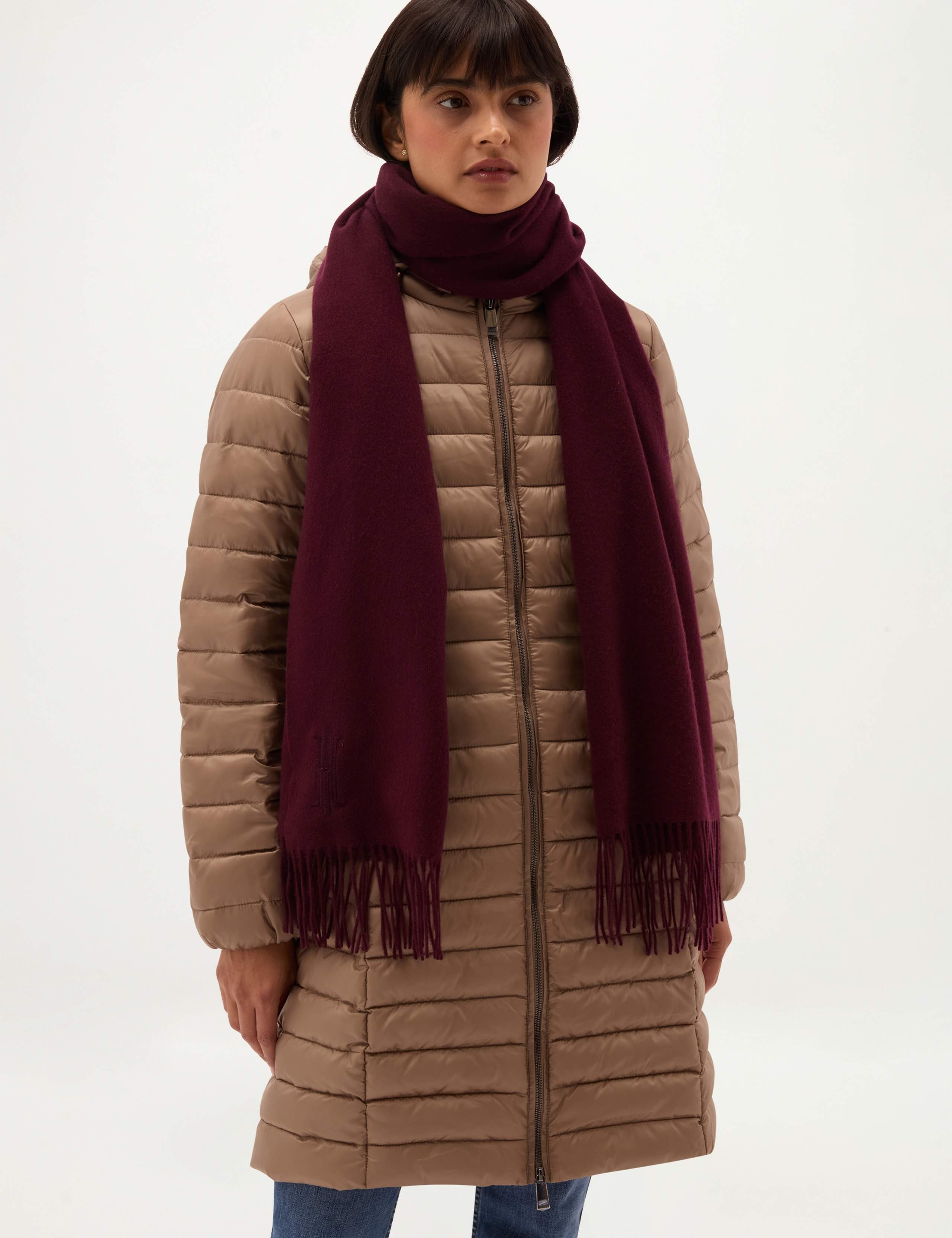 Pure Wool Tassel Scarf