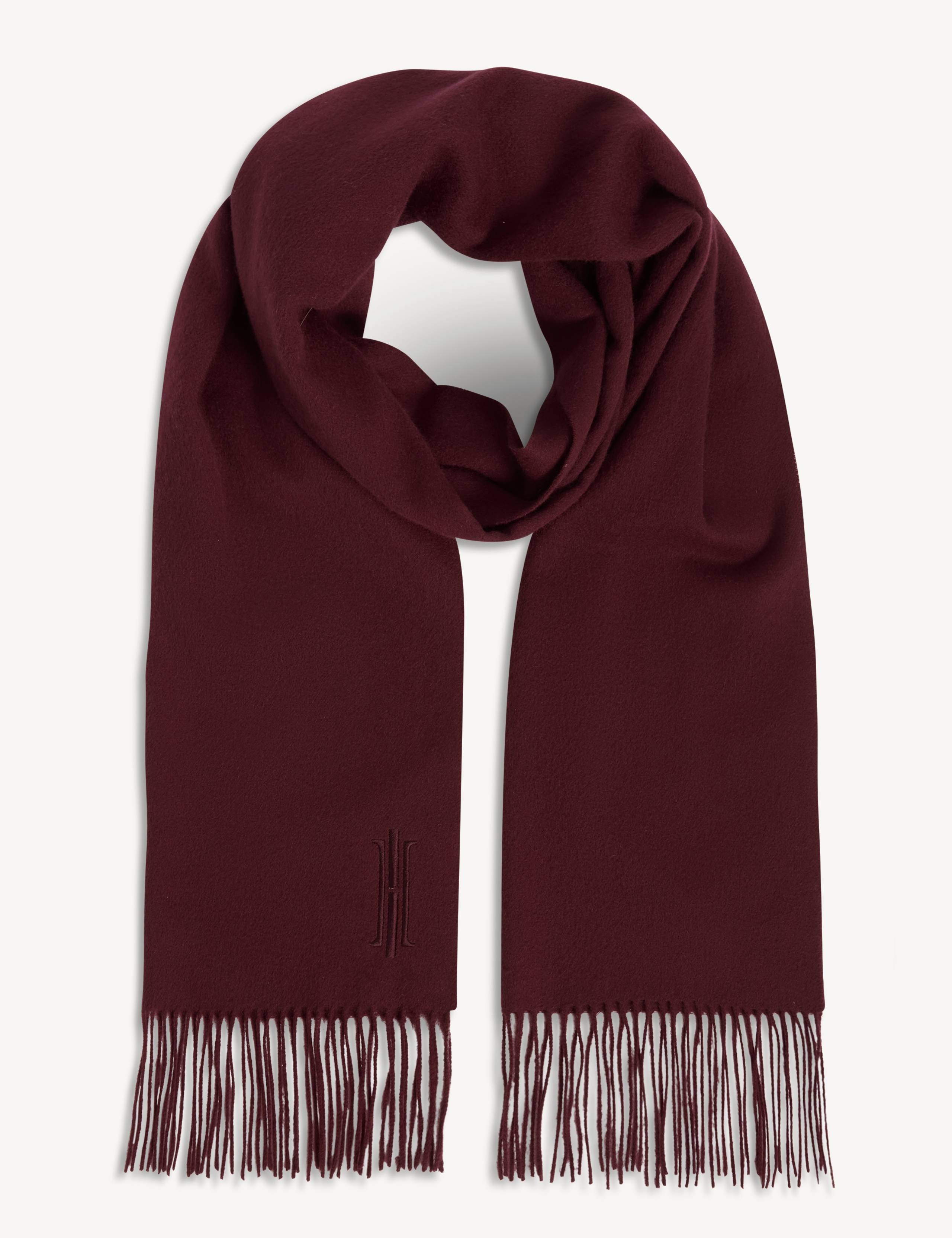 Pure Wool Tassel Scarf