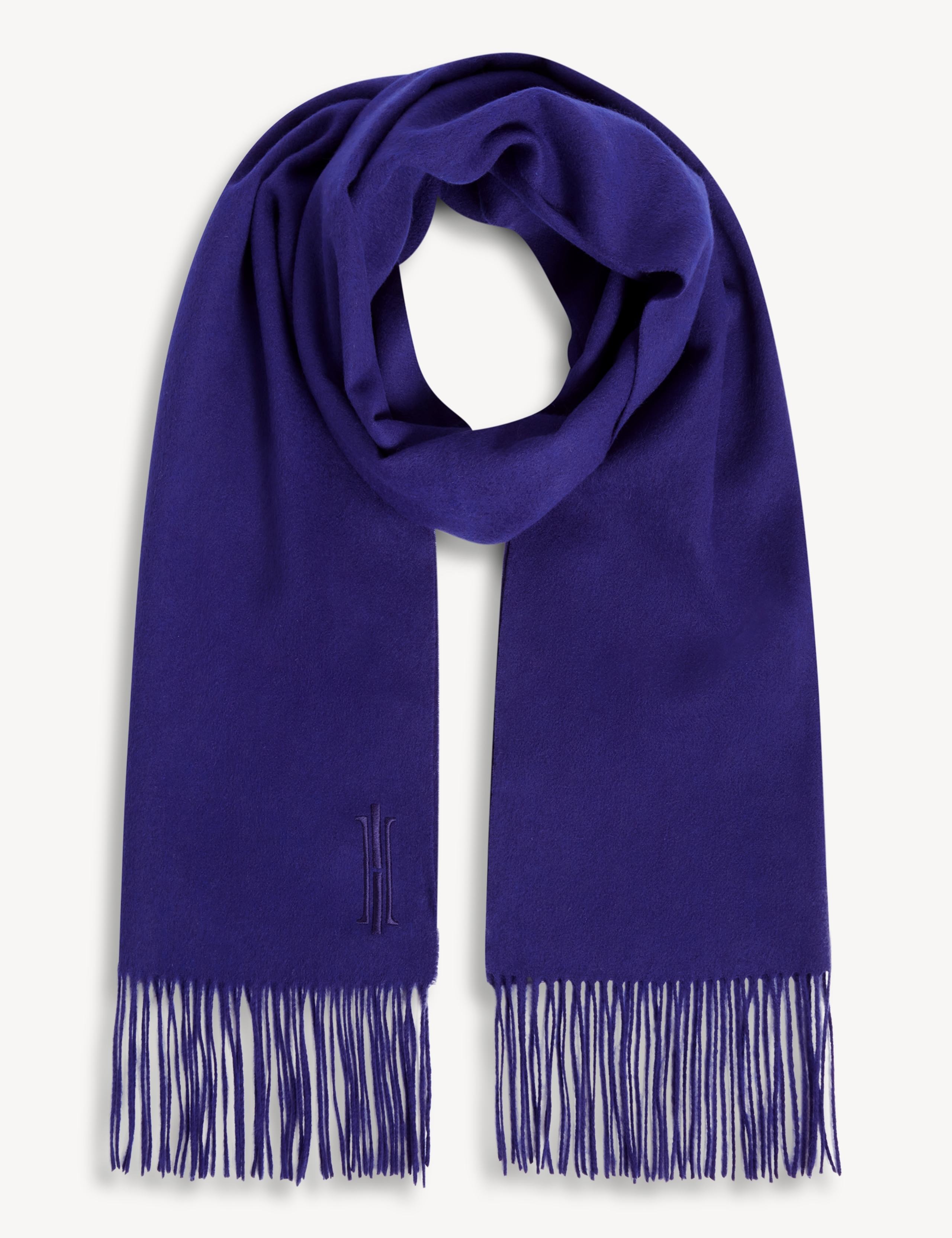 Pure Wool Tassel Scarf