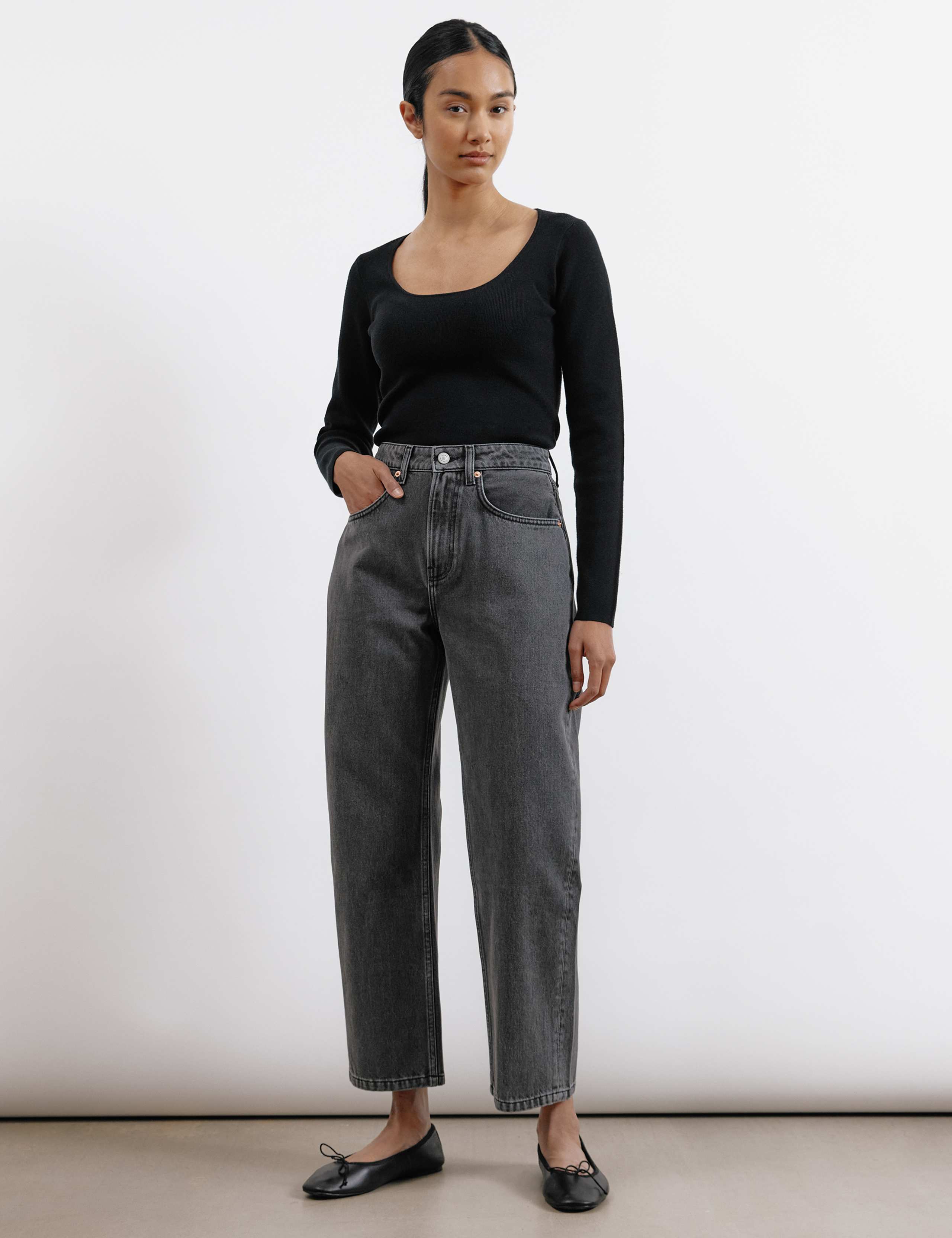Boyfriend High Waisted Jeans
