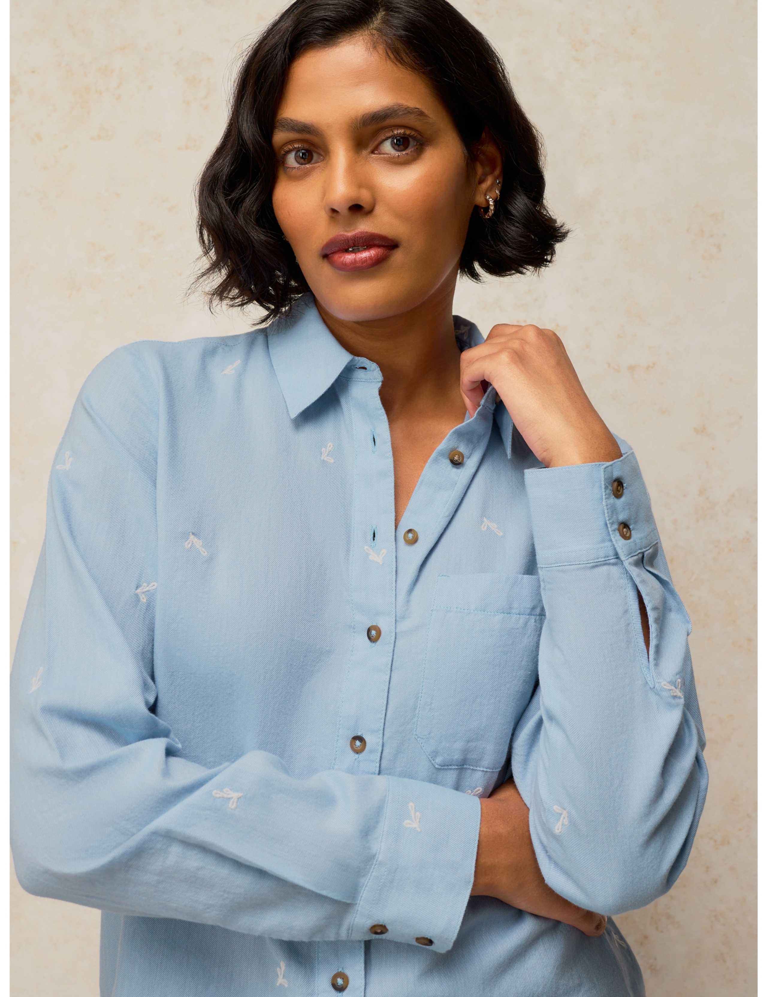 Libby Pure Cotton Collared Shirt