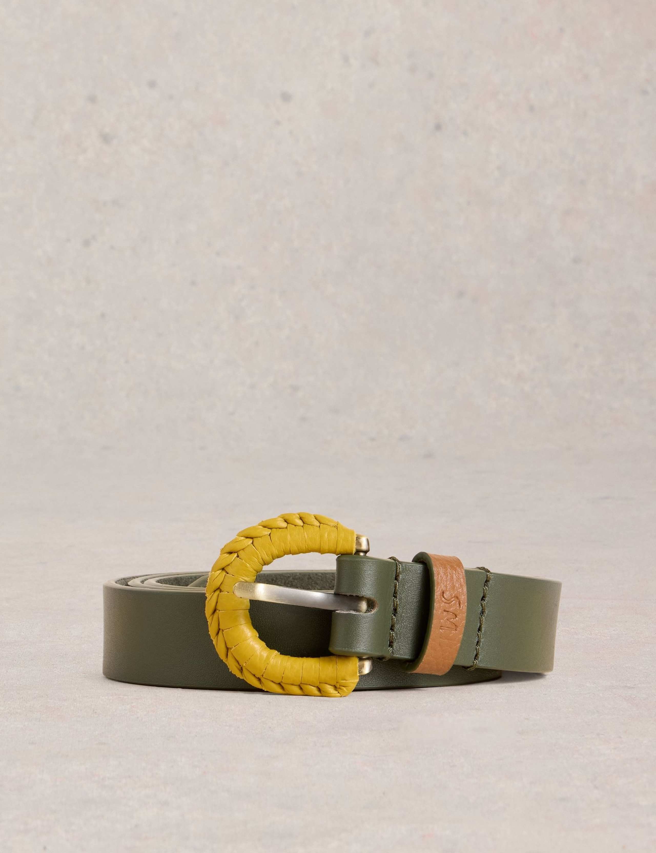 Leather Feature Detail Belt