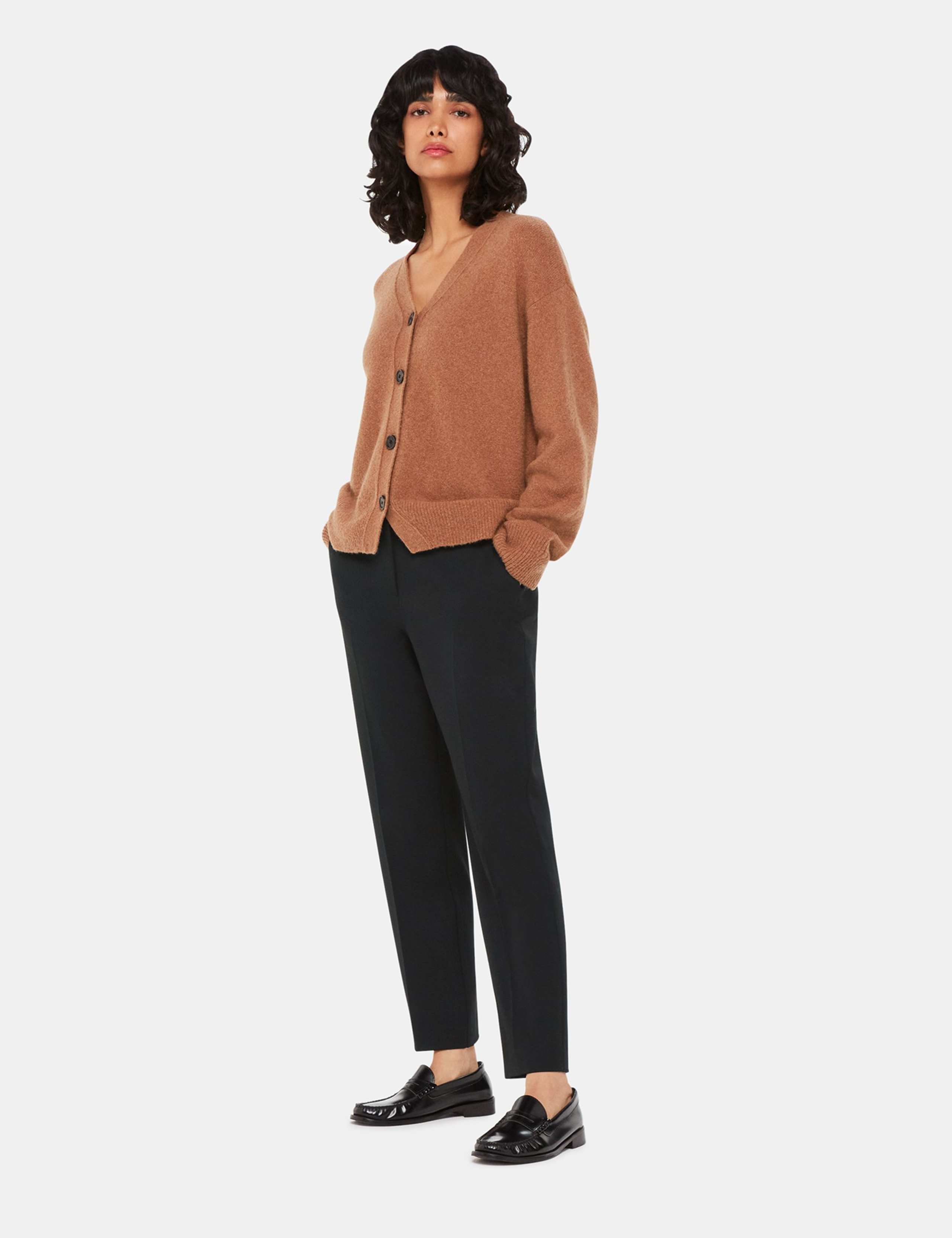 Slim Fit Ankle Grazer Trousers