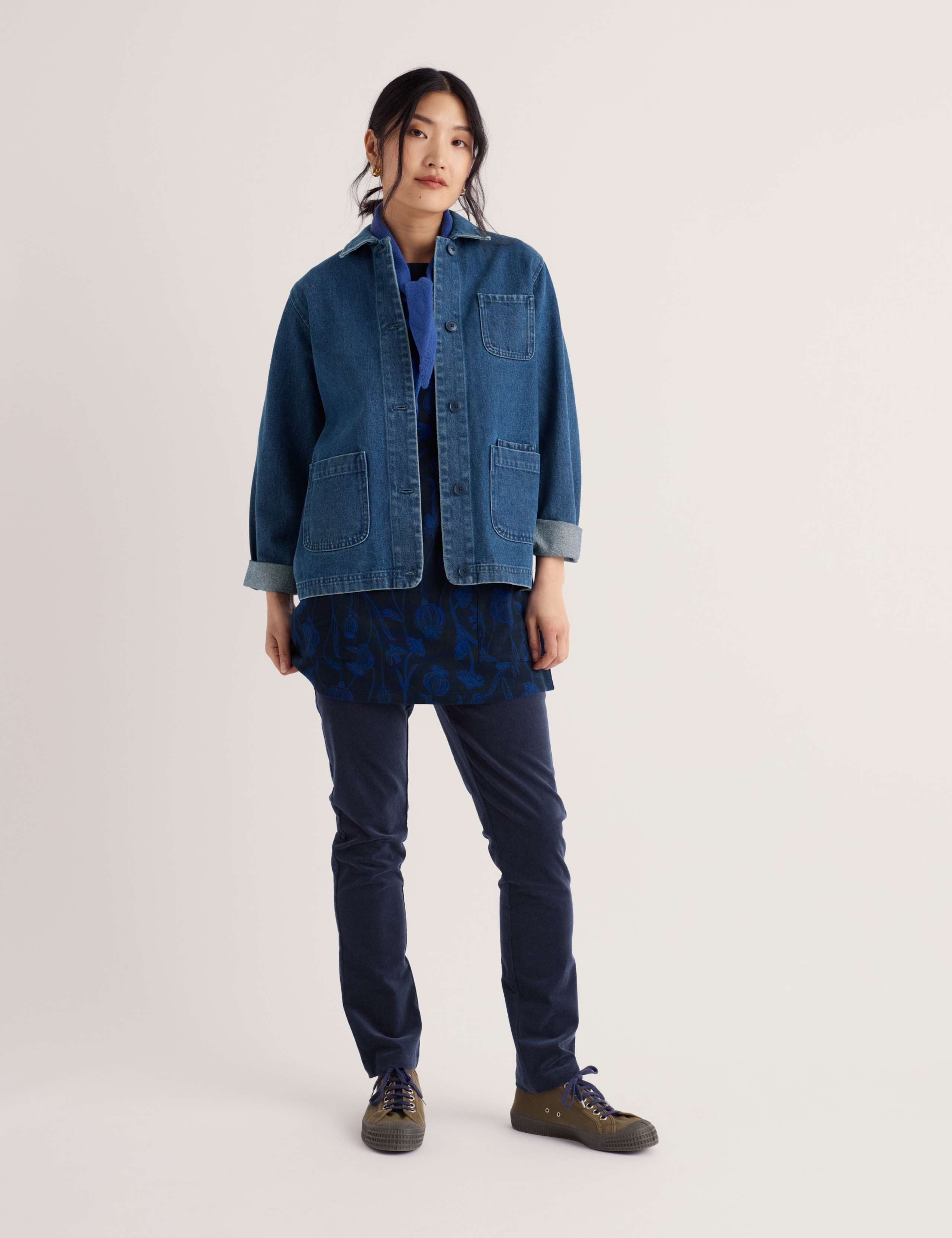 Cotton Rich Cord Slim Fit Trousers
