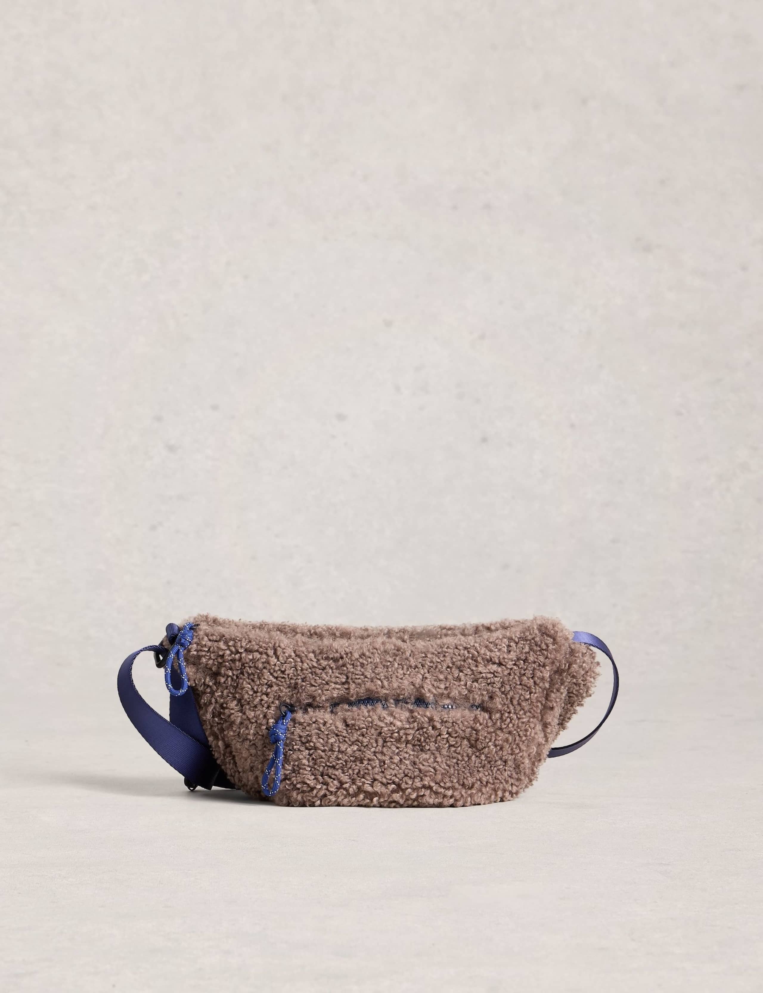 Borg Fleece Cross Body Bag
