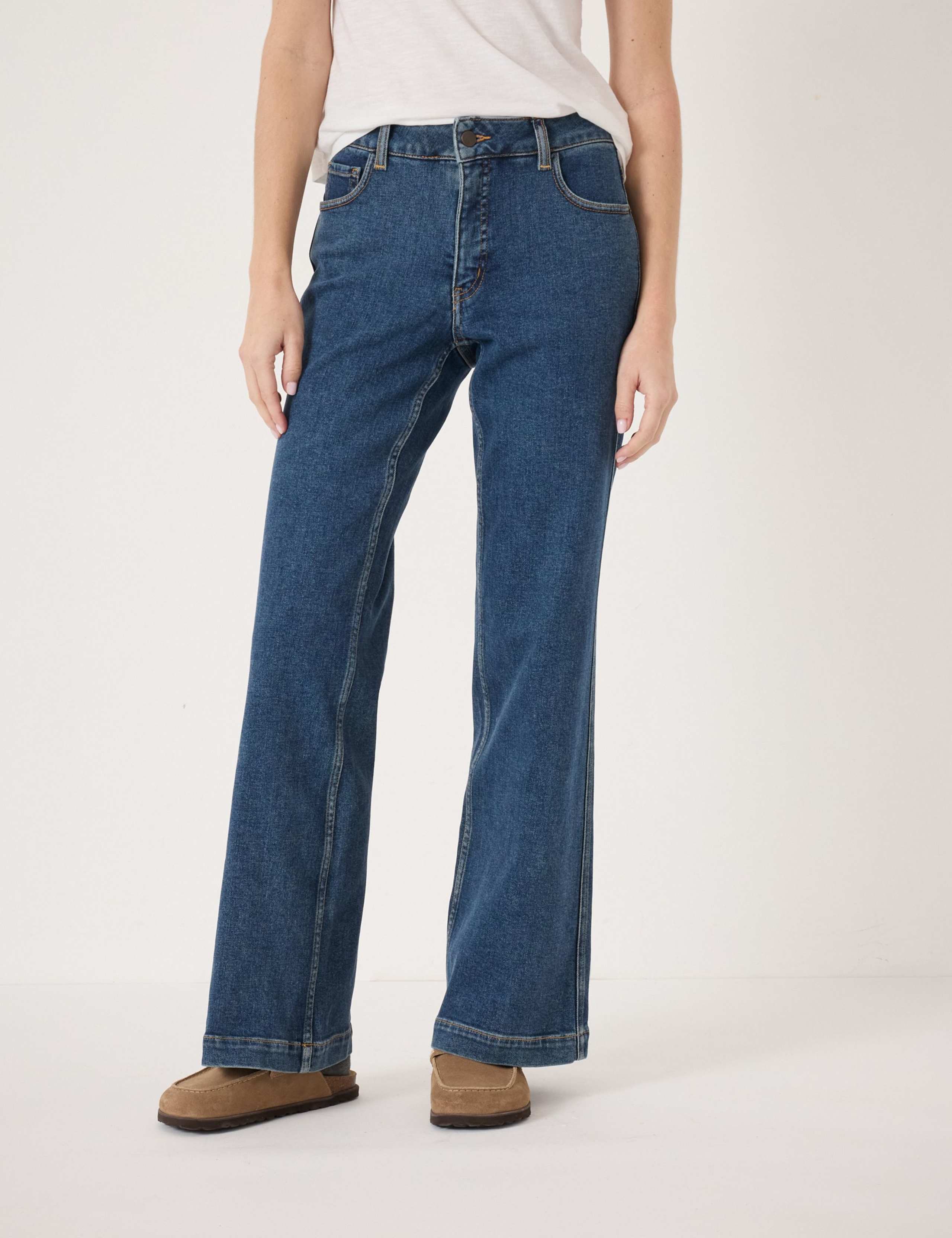 Mid Rise Bootcut Jeans