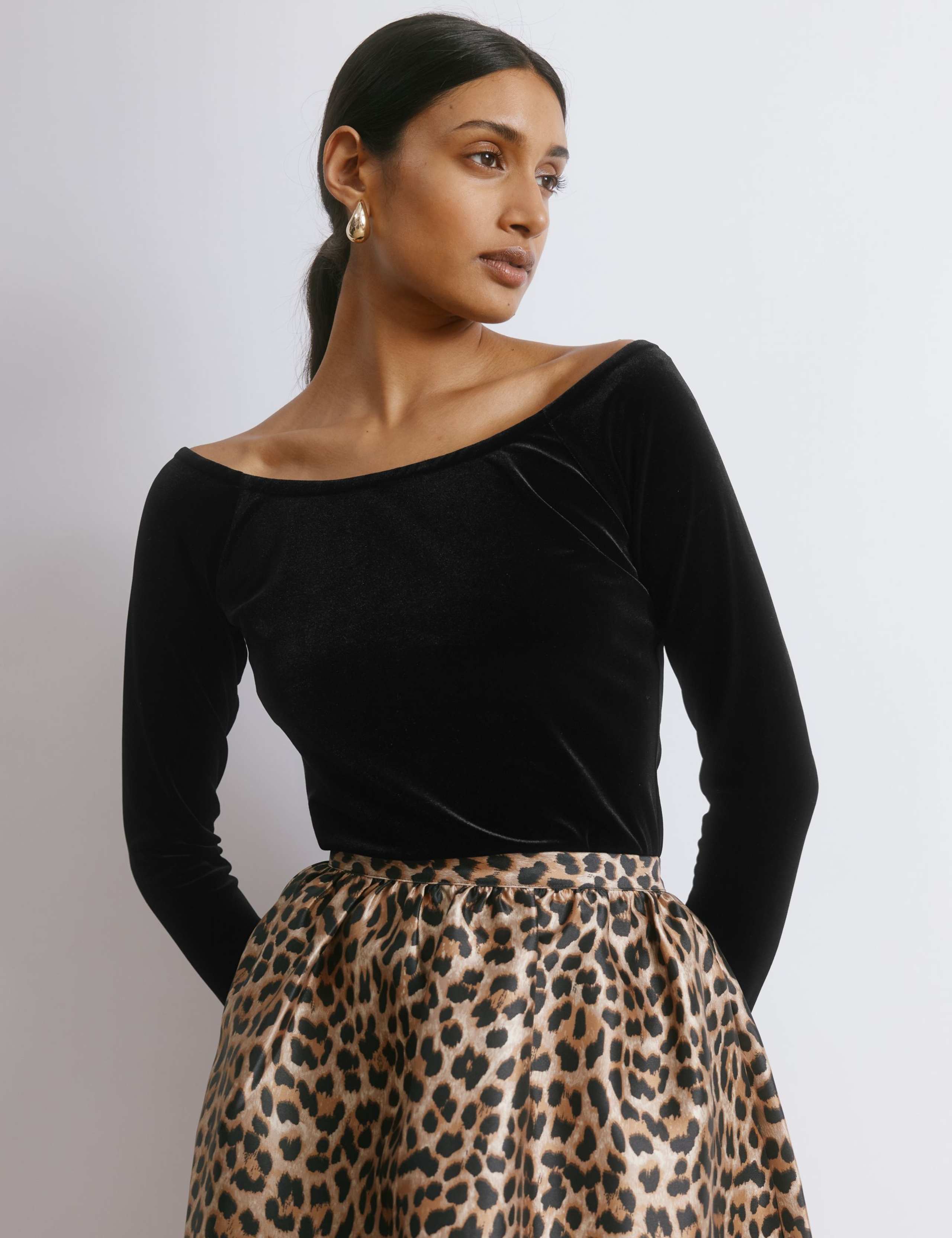 Velvet Bardot Top