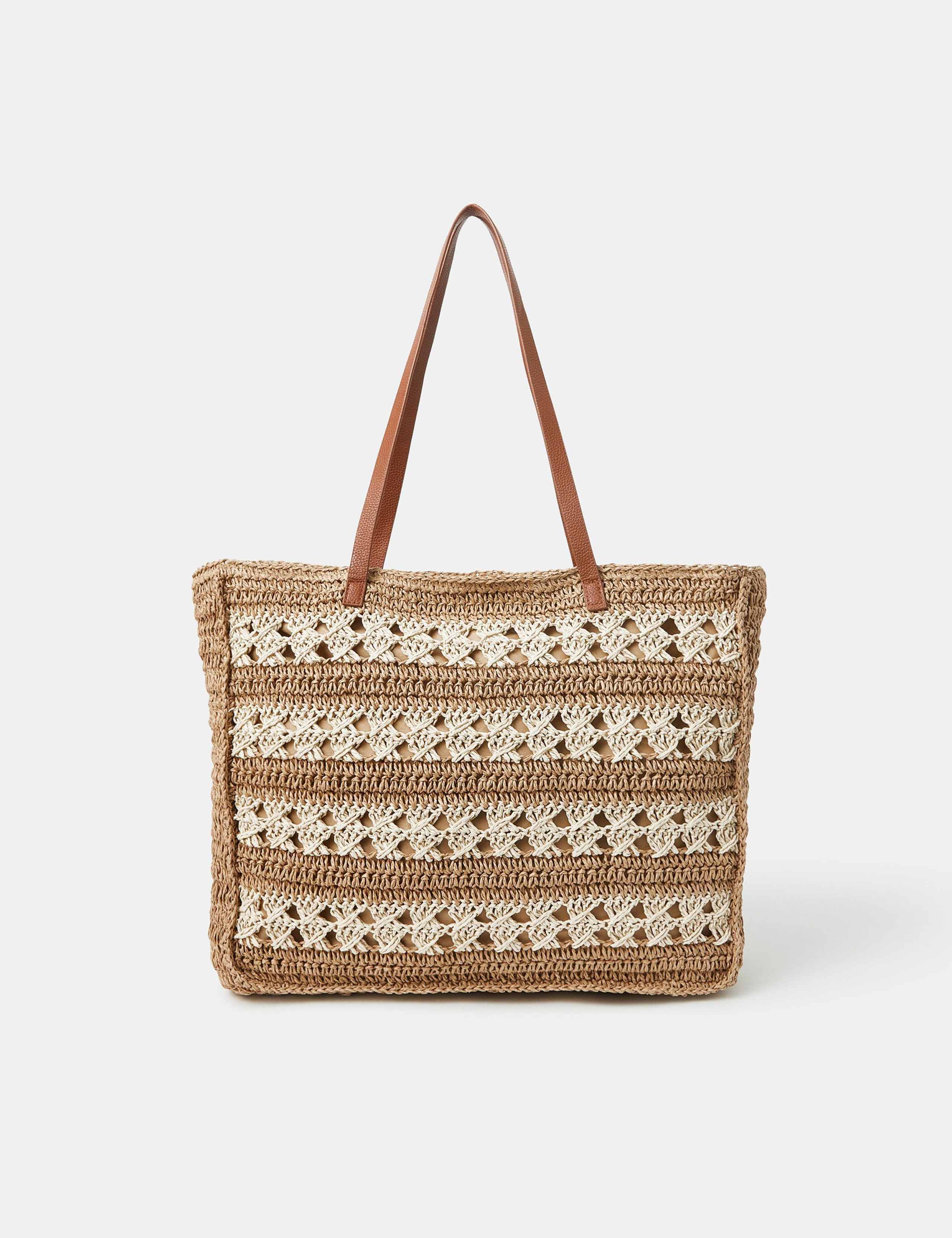 Woven Raffia Shopper