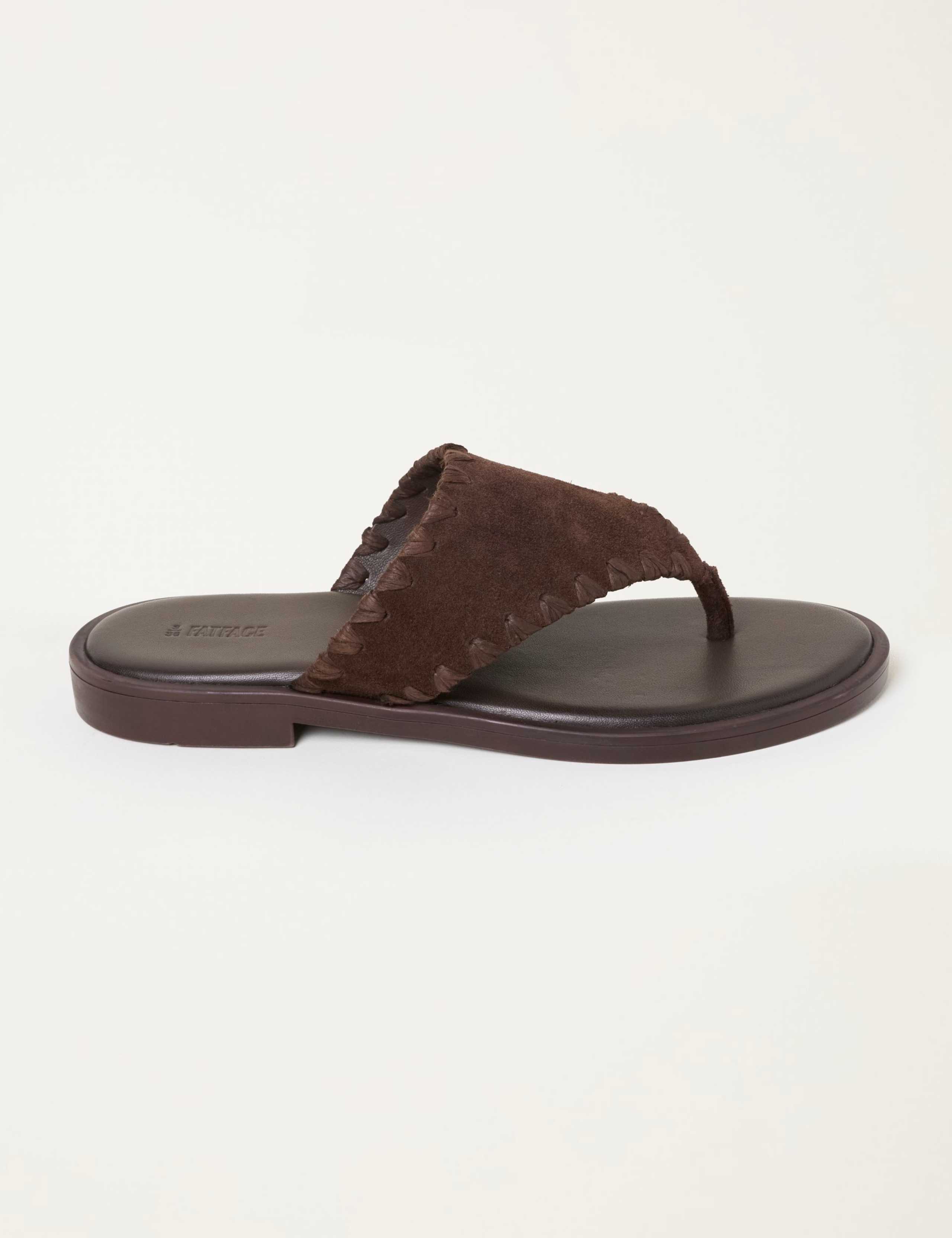 Leather Slip On Flat Mules