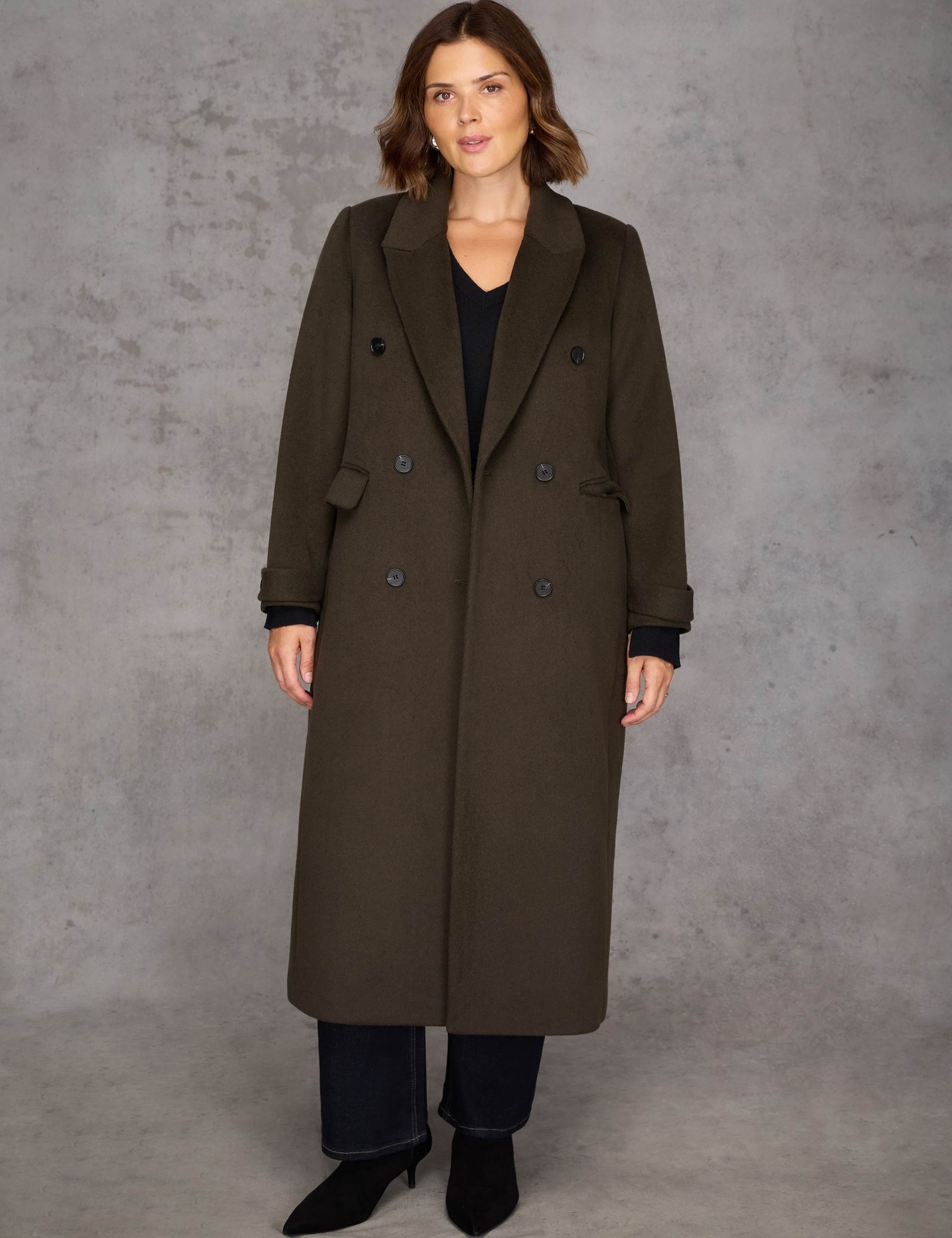 Double Breasted Longline Coat