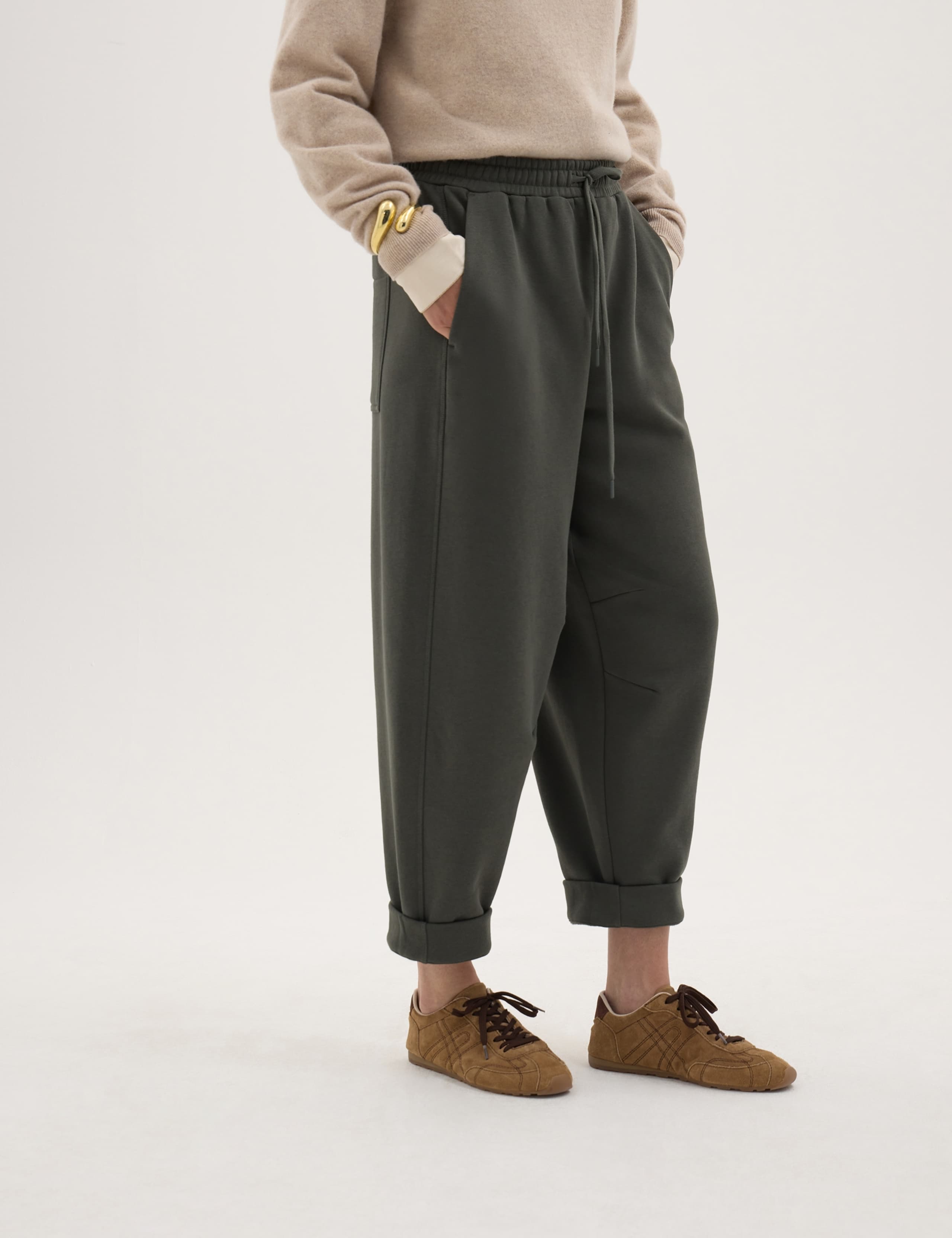 Cotton Rich Jack Barrel Leg Joggers