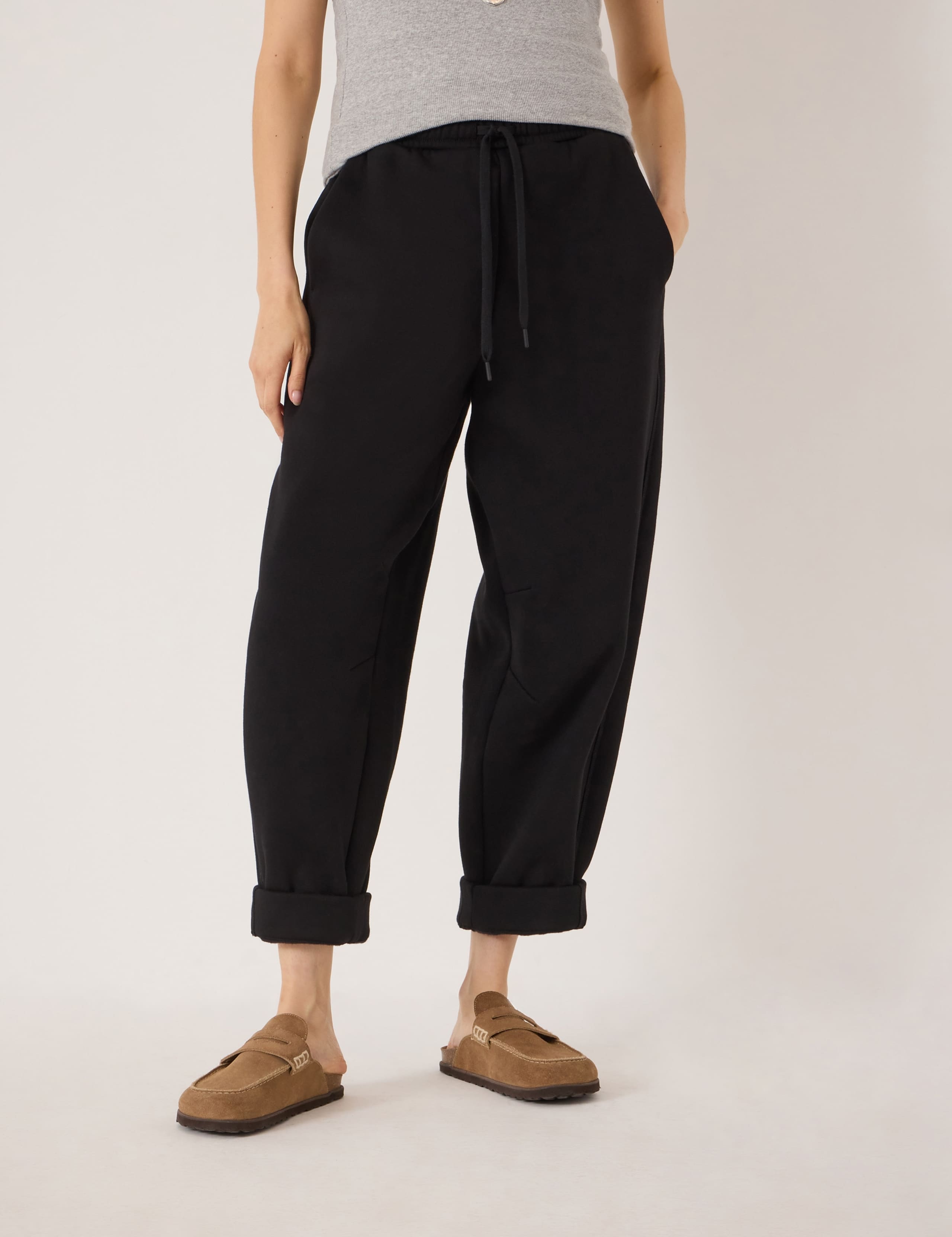 Cotton Rich Jack Barrel Leg Joggers