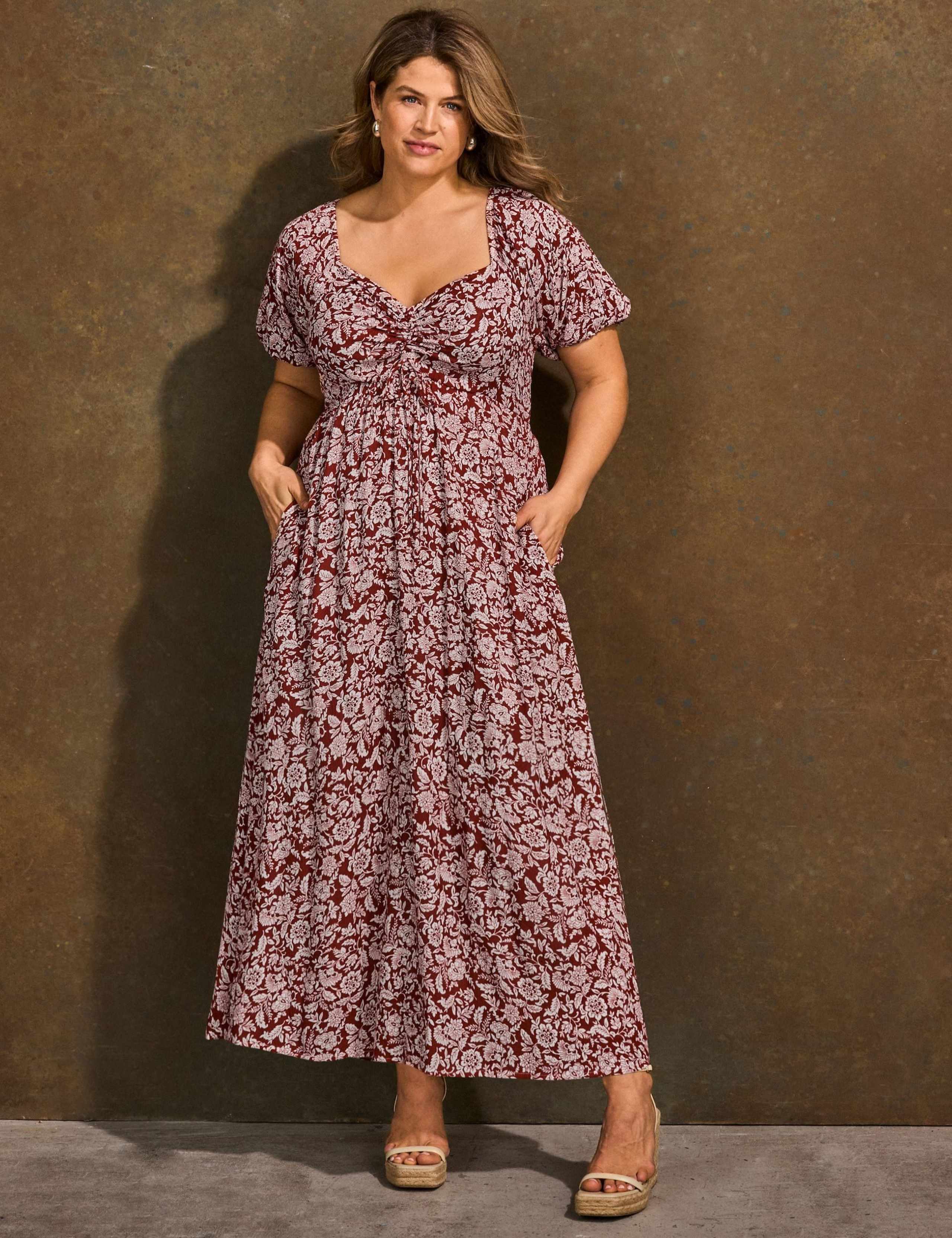 Floral Midaxi Tea Dress