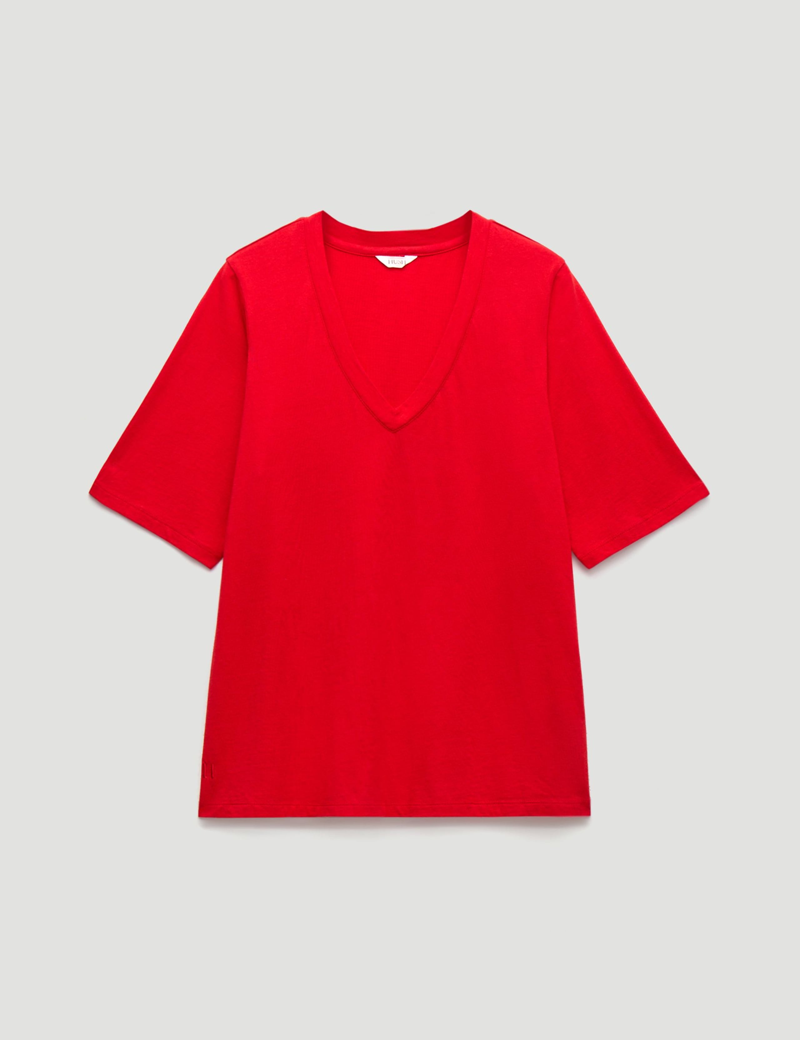 Cotton Rich V-Neck T-Shirt