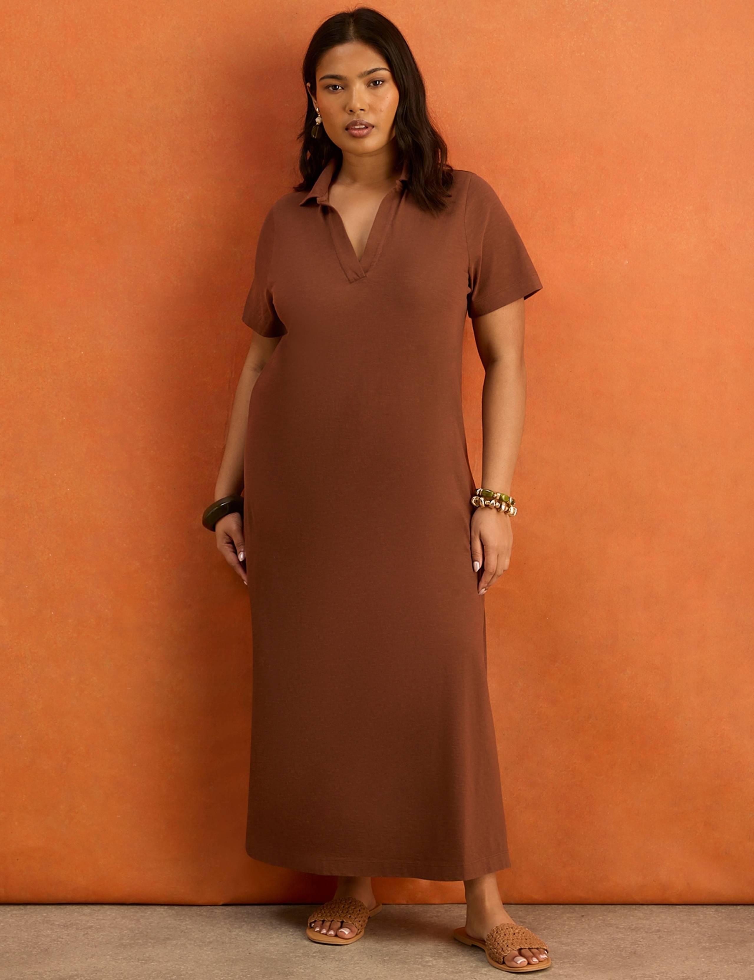 Pure Cotton Maxi T-Shirt Dress