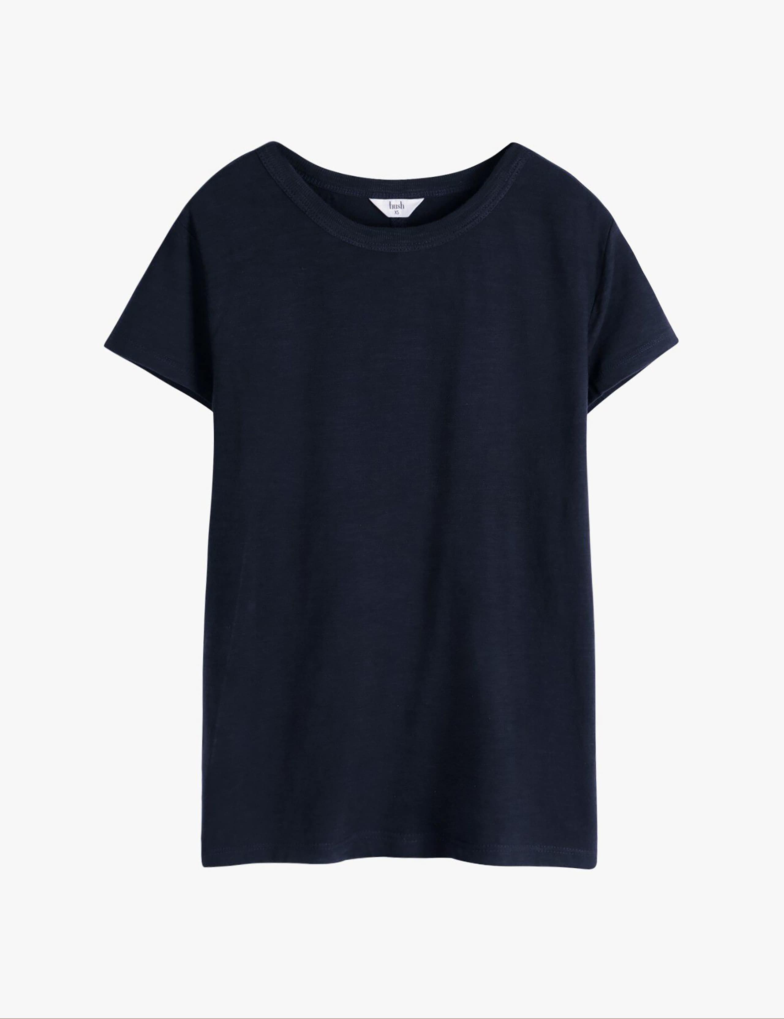 Pure Cotton Crew Neck Slim Fit T-Shirt