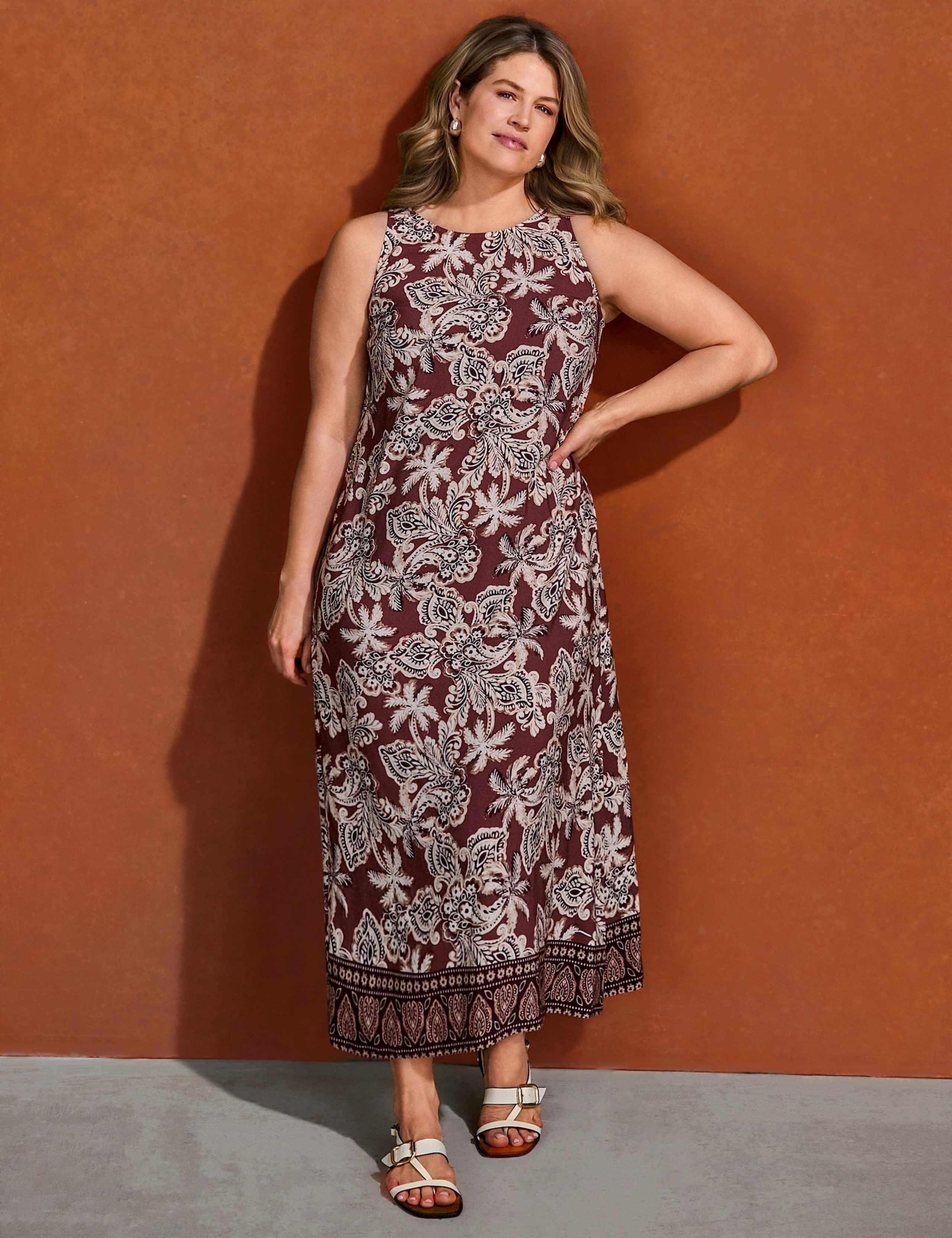 Floral Maxi Swing Dress
