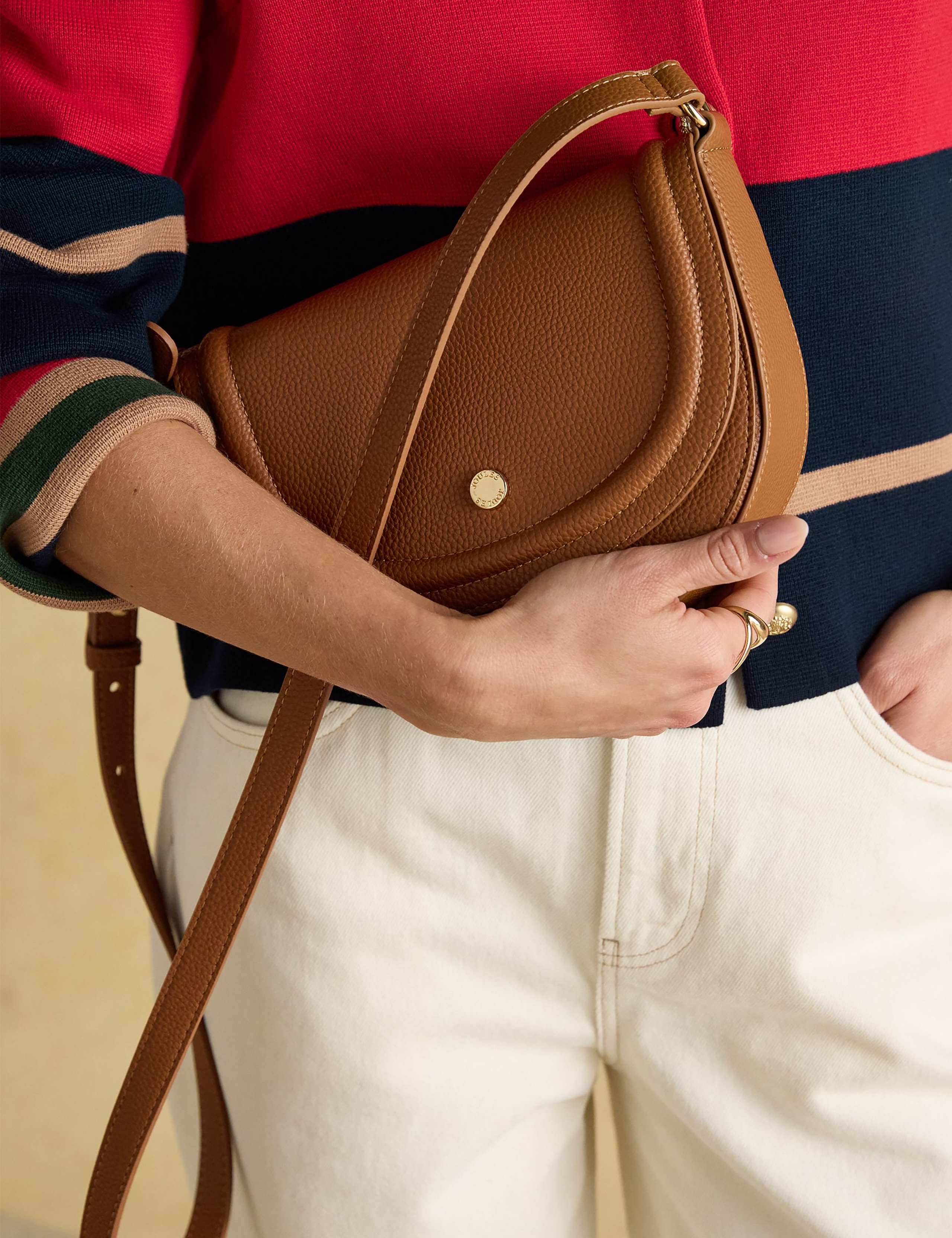 Faux Leather Cross Body Bag