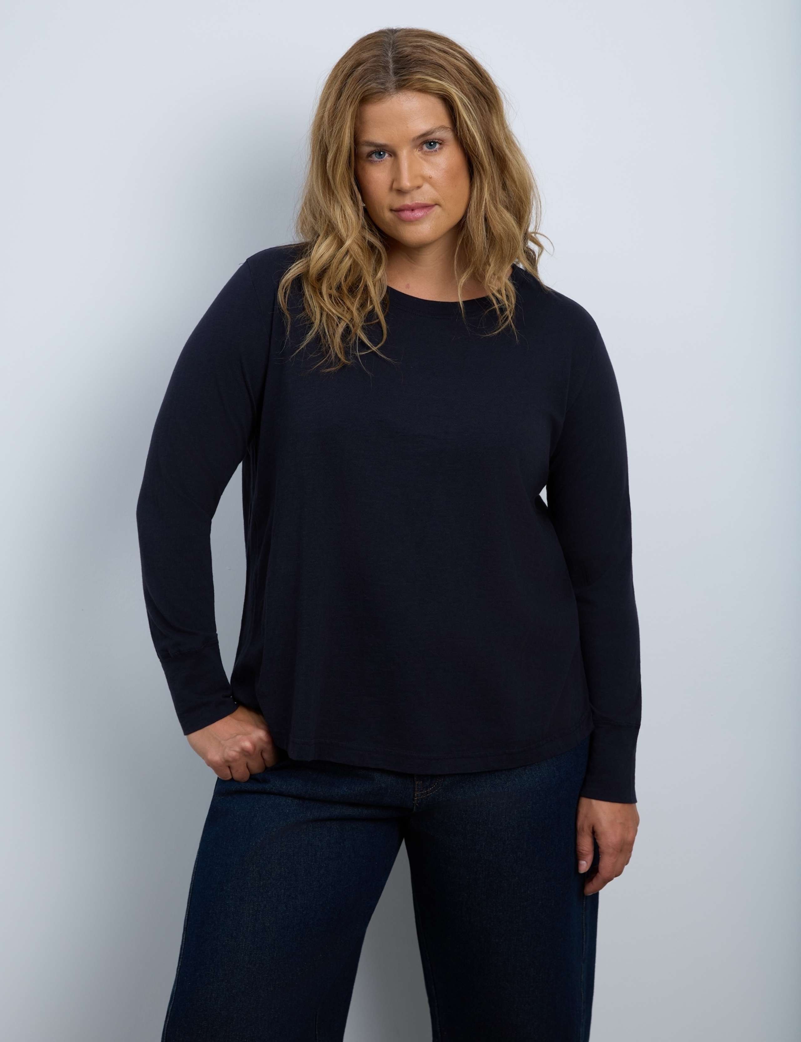 Pure Cotton Scoop Neck Top