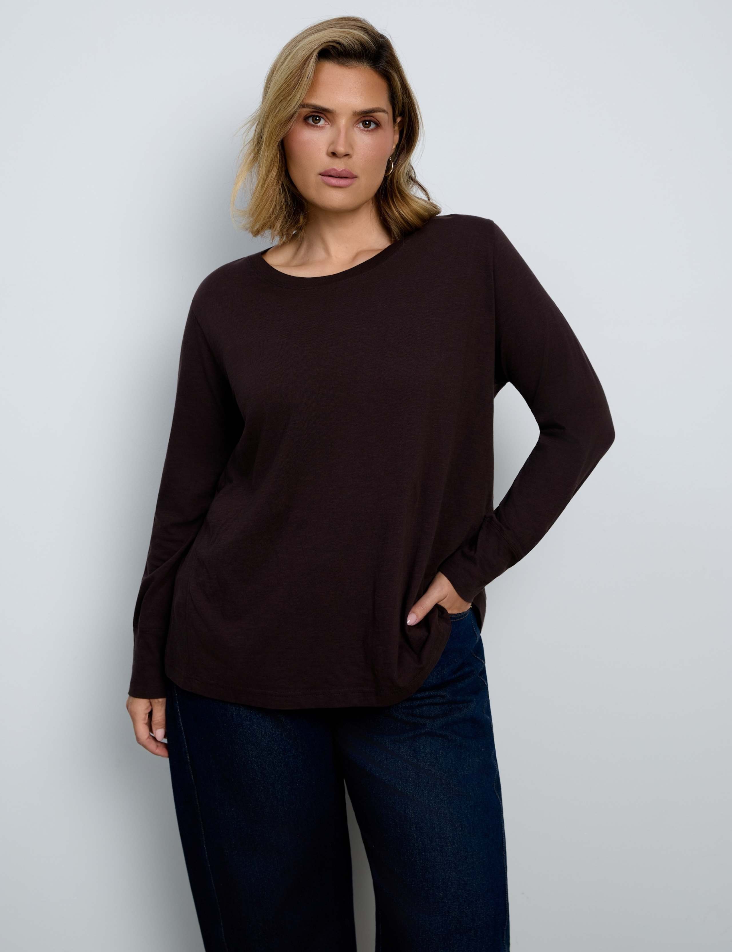 Pure Cotton Scoop Neck Top