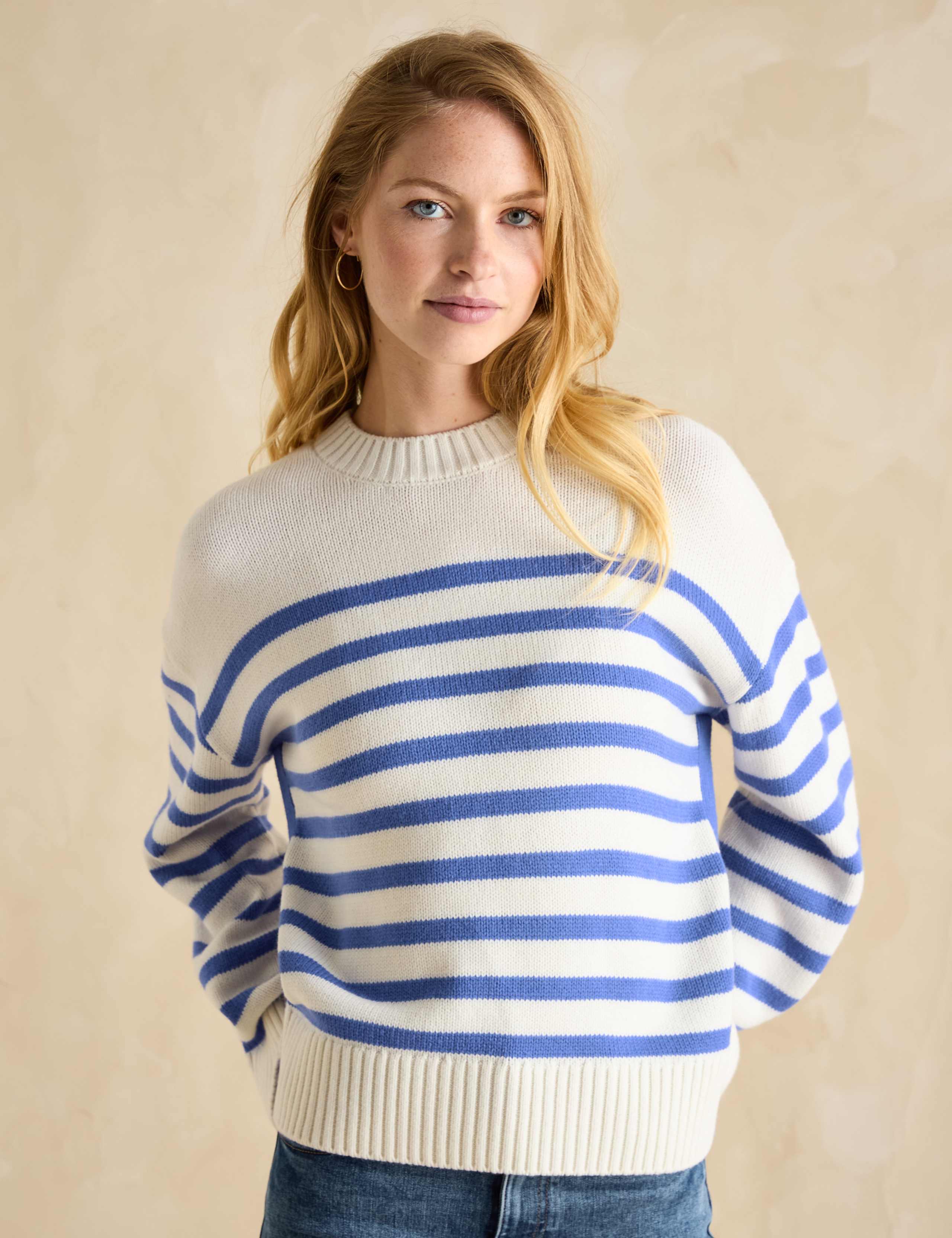 Striped Jumper with Wool