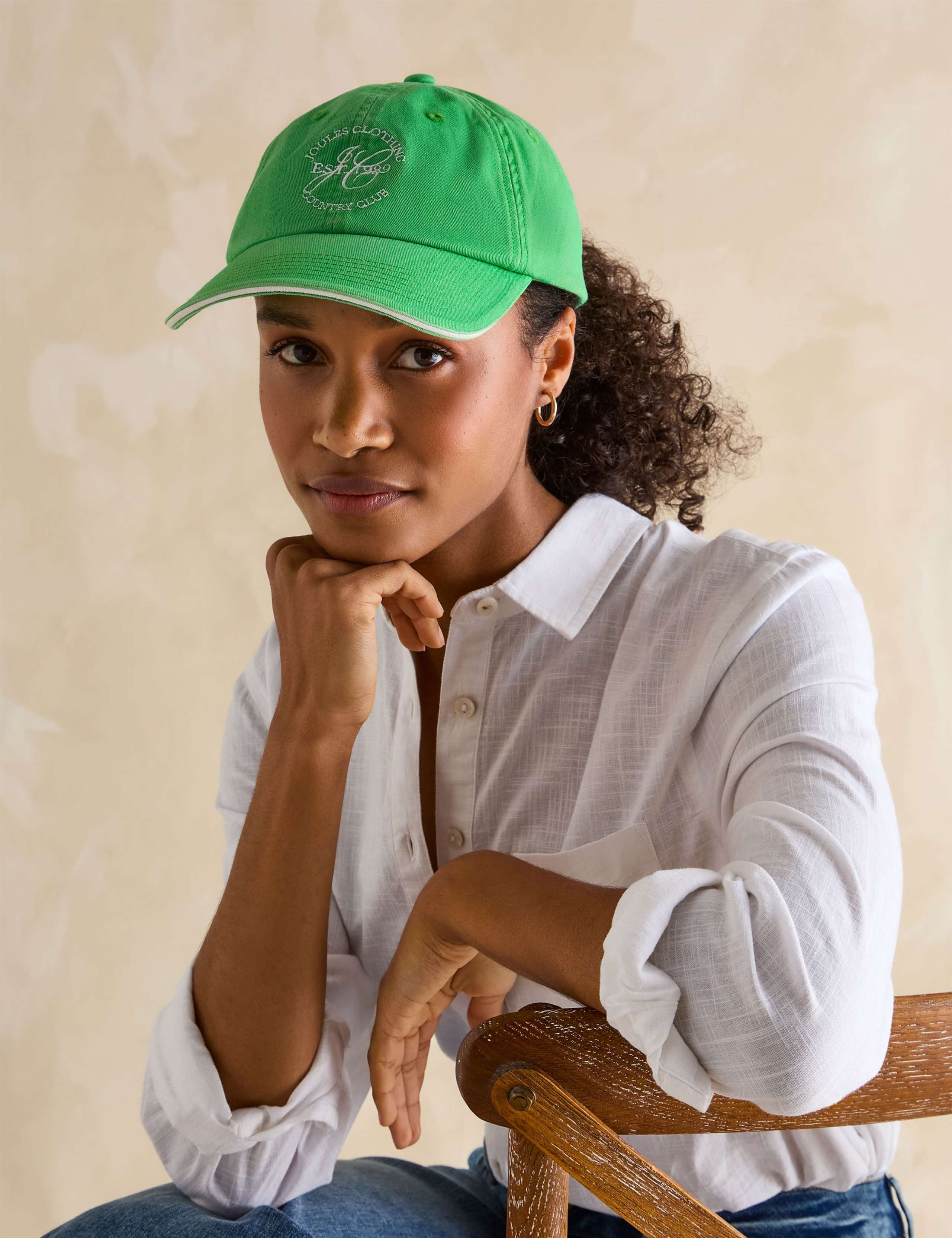Pure Cotton Textured Baseball Cap