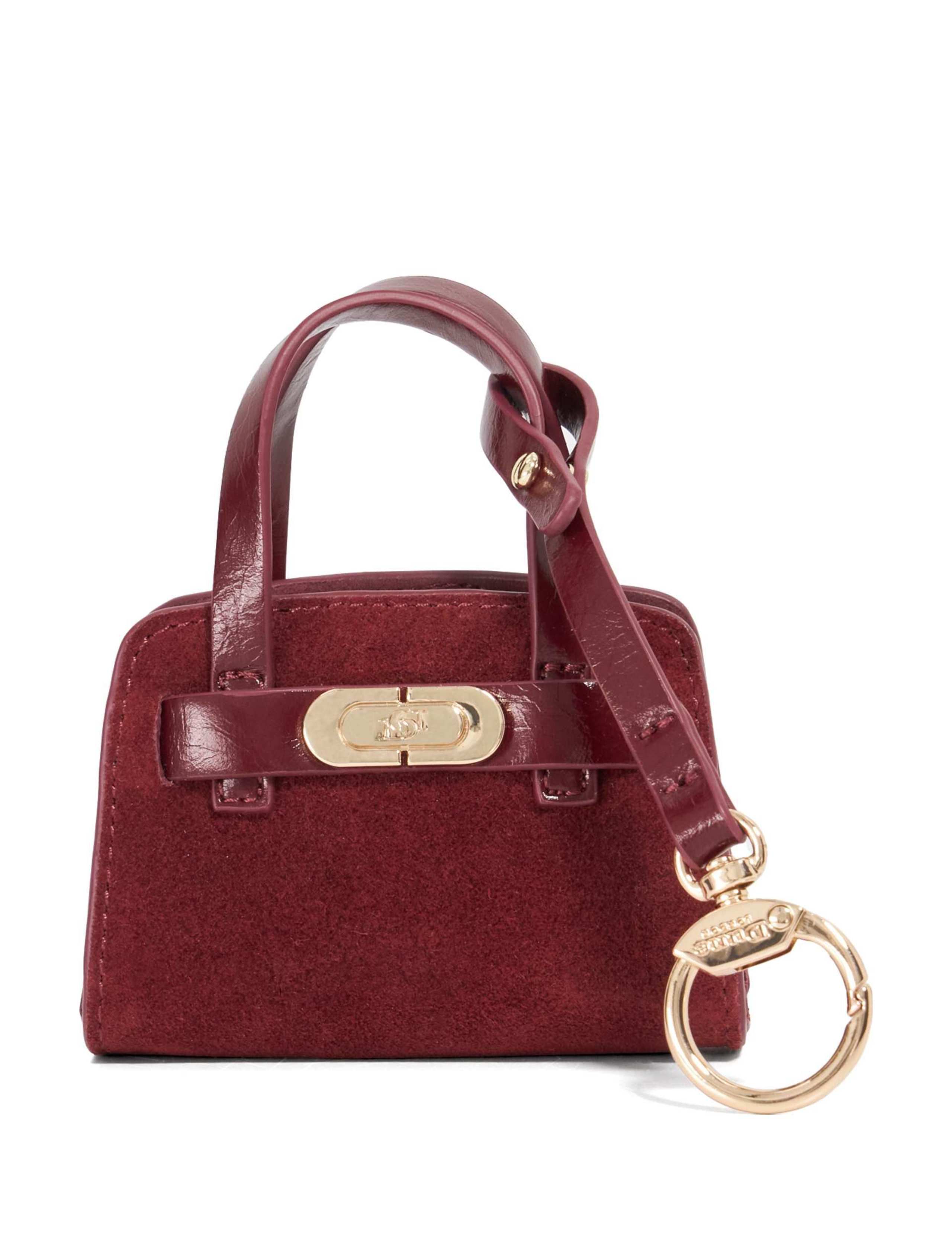 Leather Mini Bag Charm