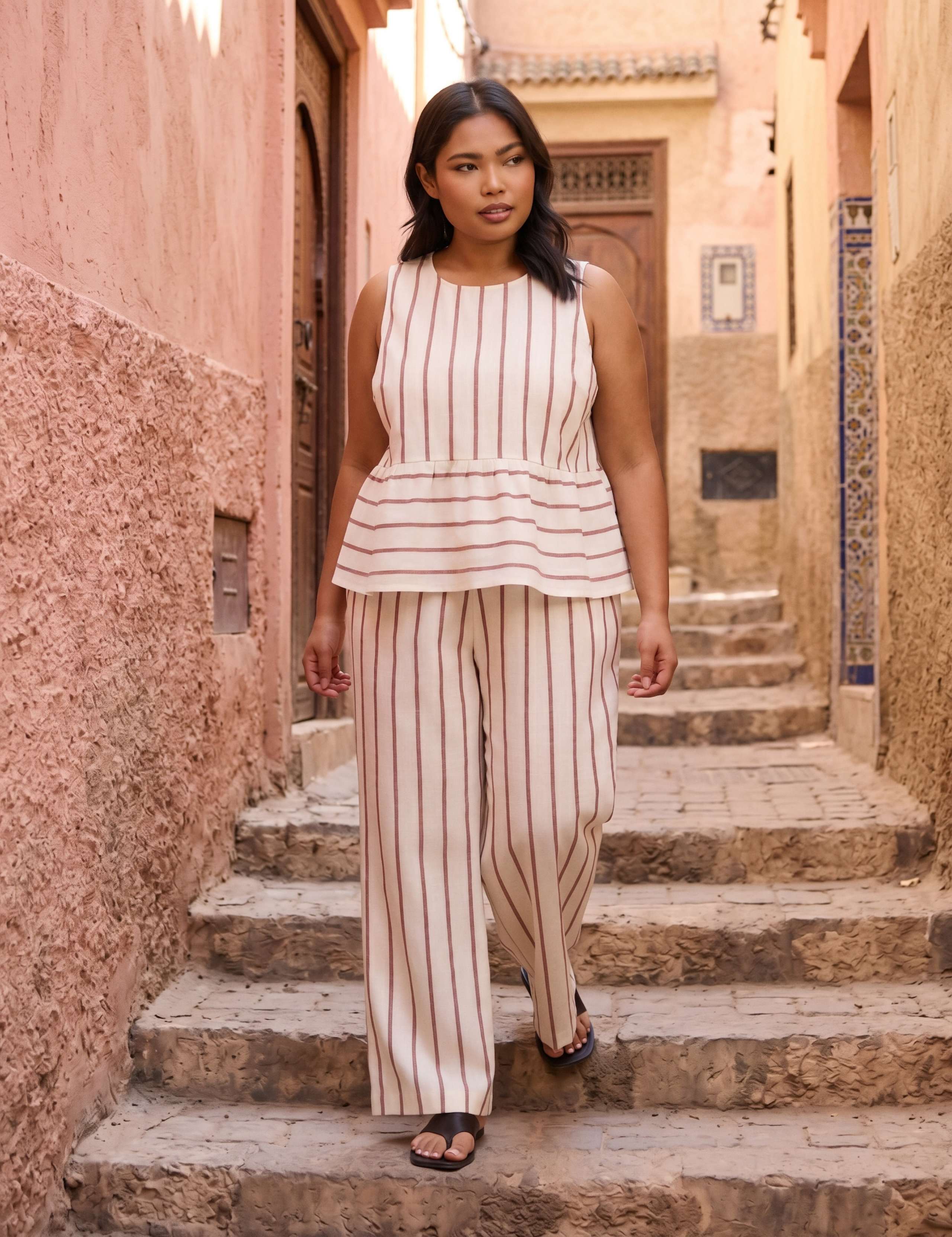 Cotton Rich Striped Top