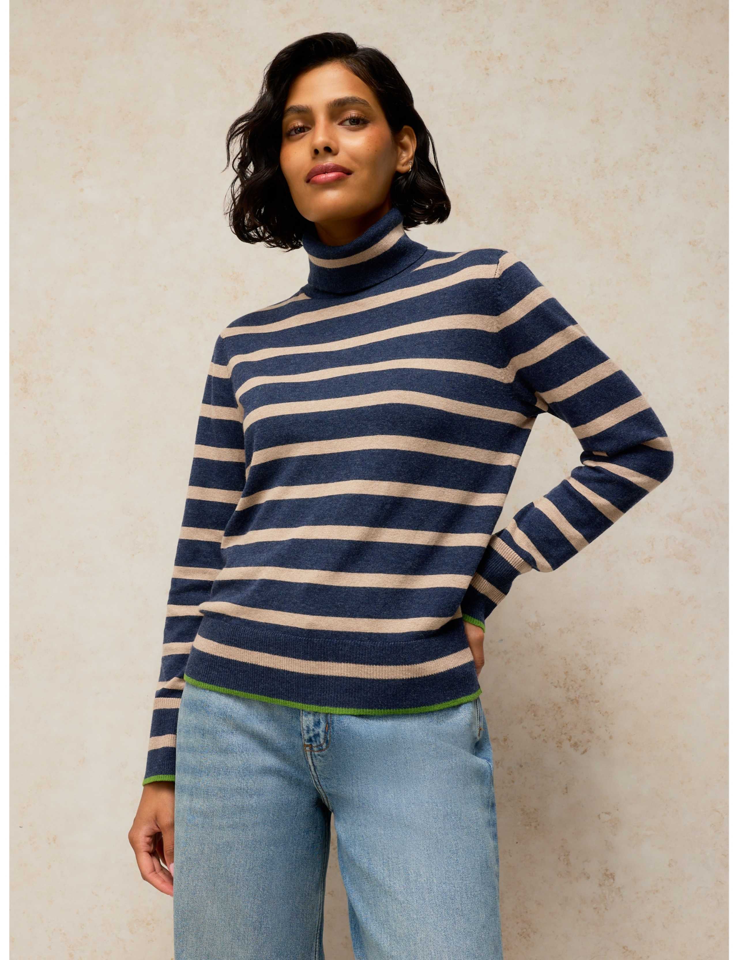 Cotton Rich Roll Neck Jumper