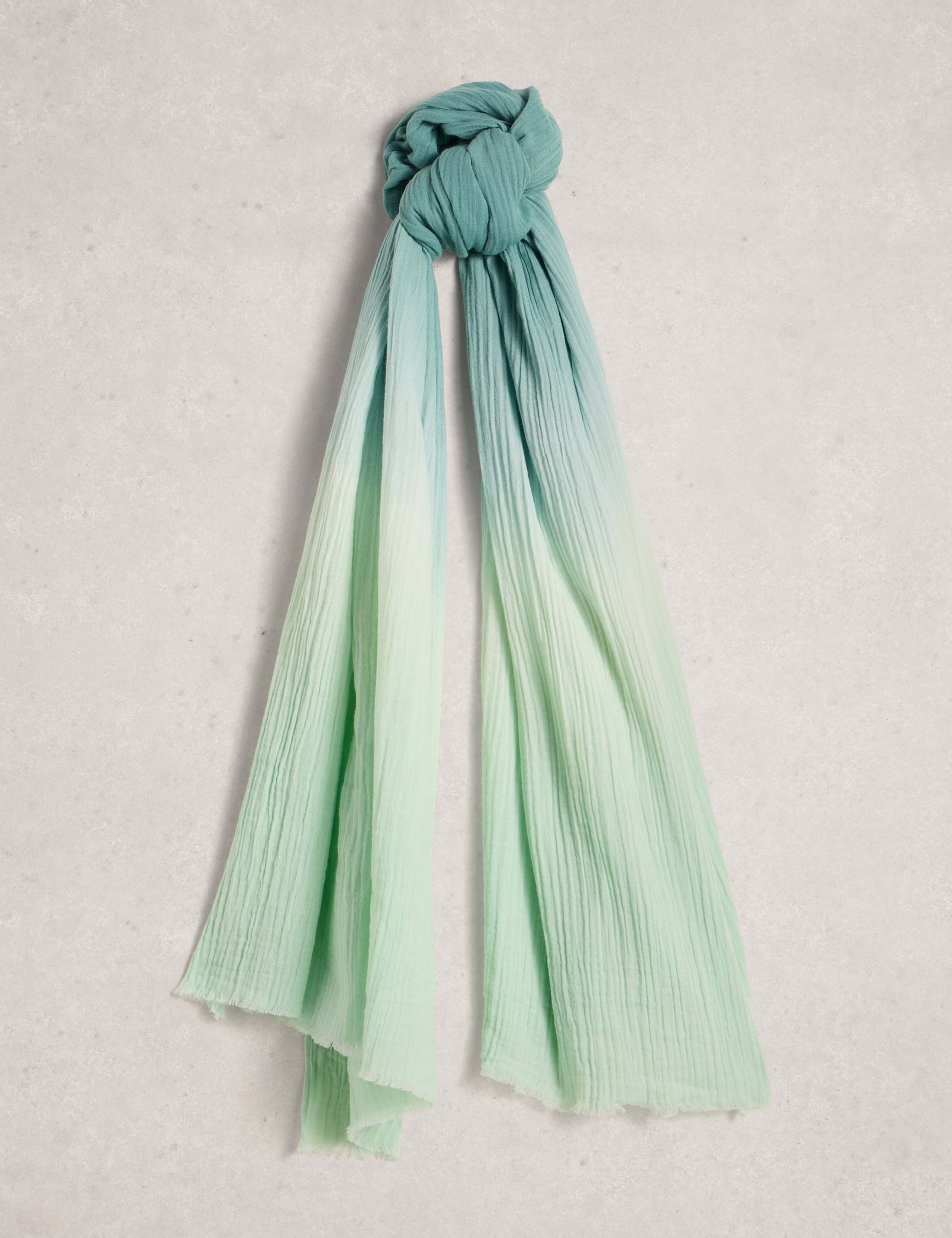 Pure Cotton Ombre Scarf