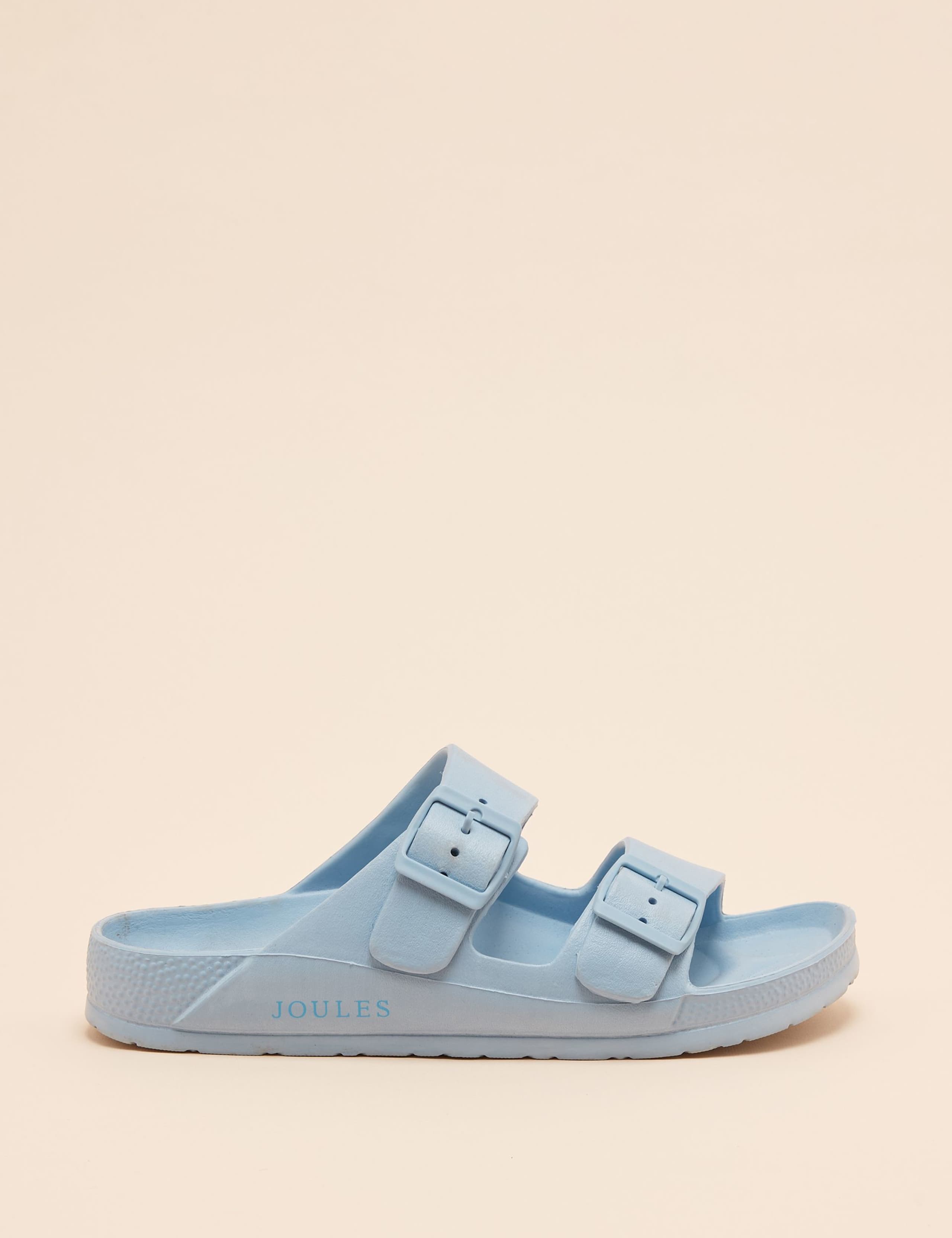 Buckle Strappy Flat Sandals