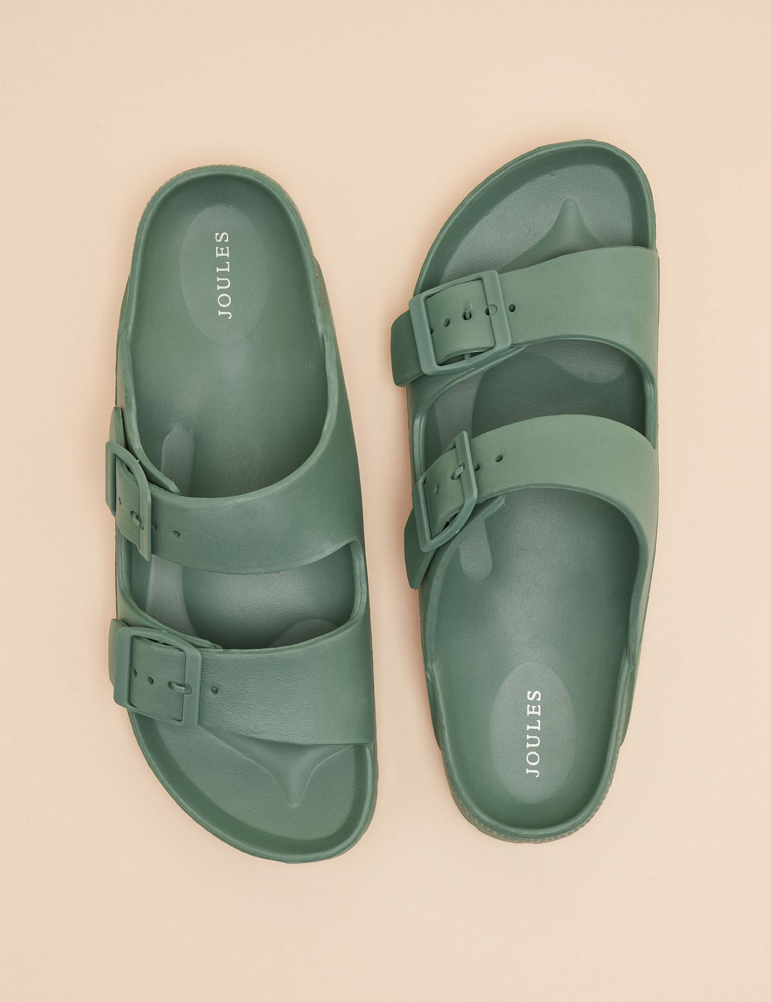 Buckle Strappy Flat Sandals