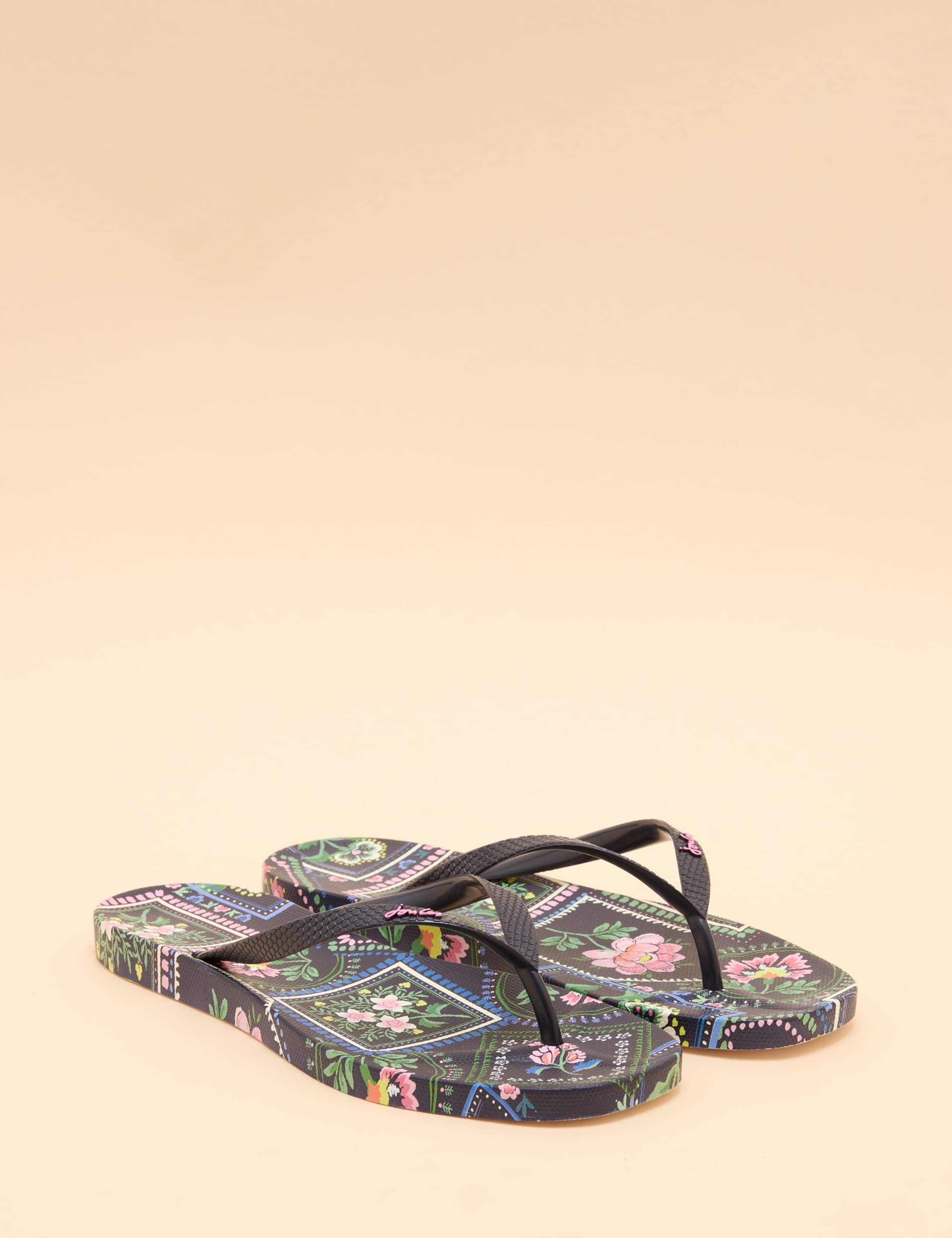 Floral Flip Flops
