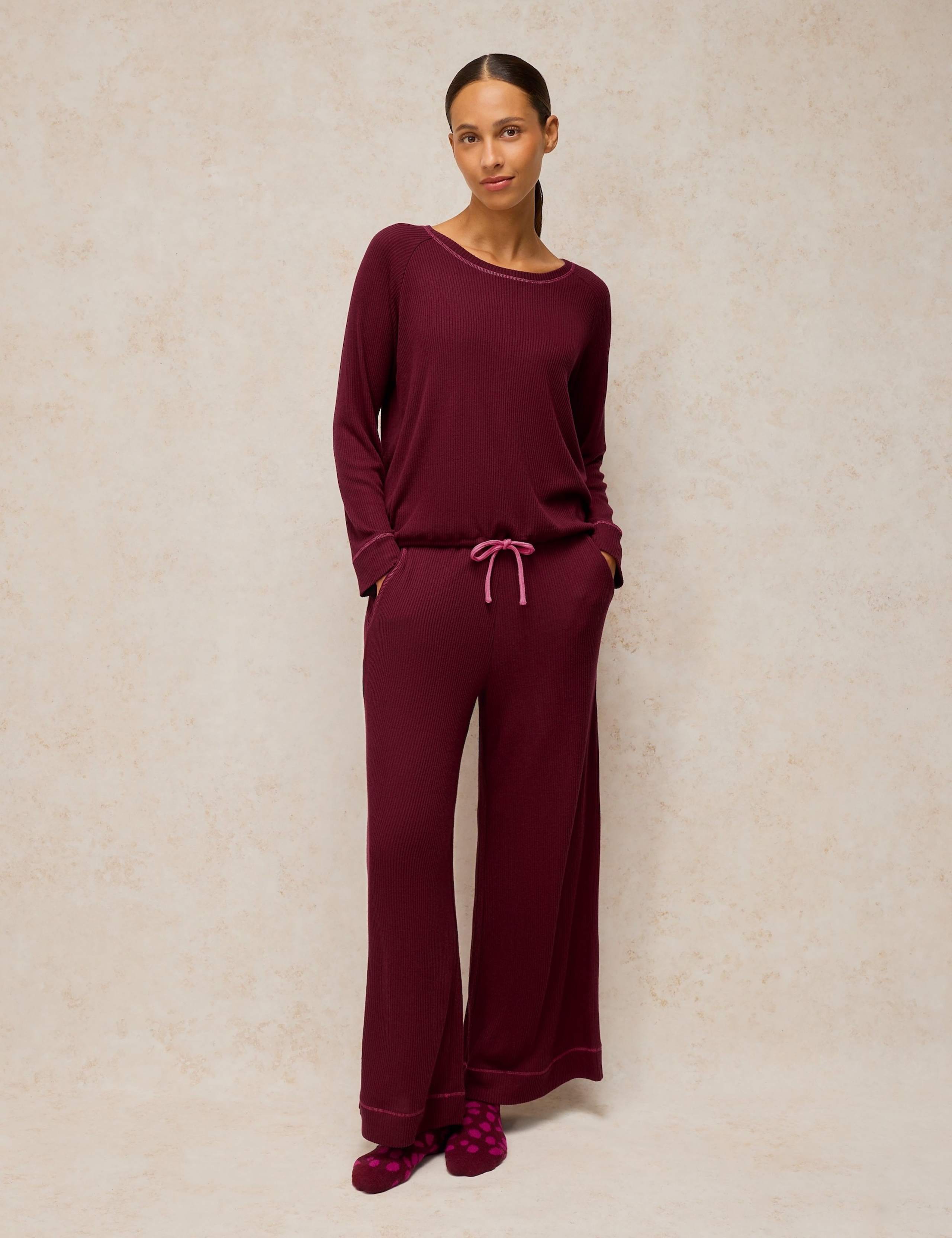 Cosy Ribbed Pyjama Bottoms