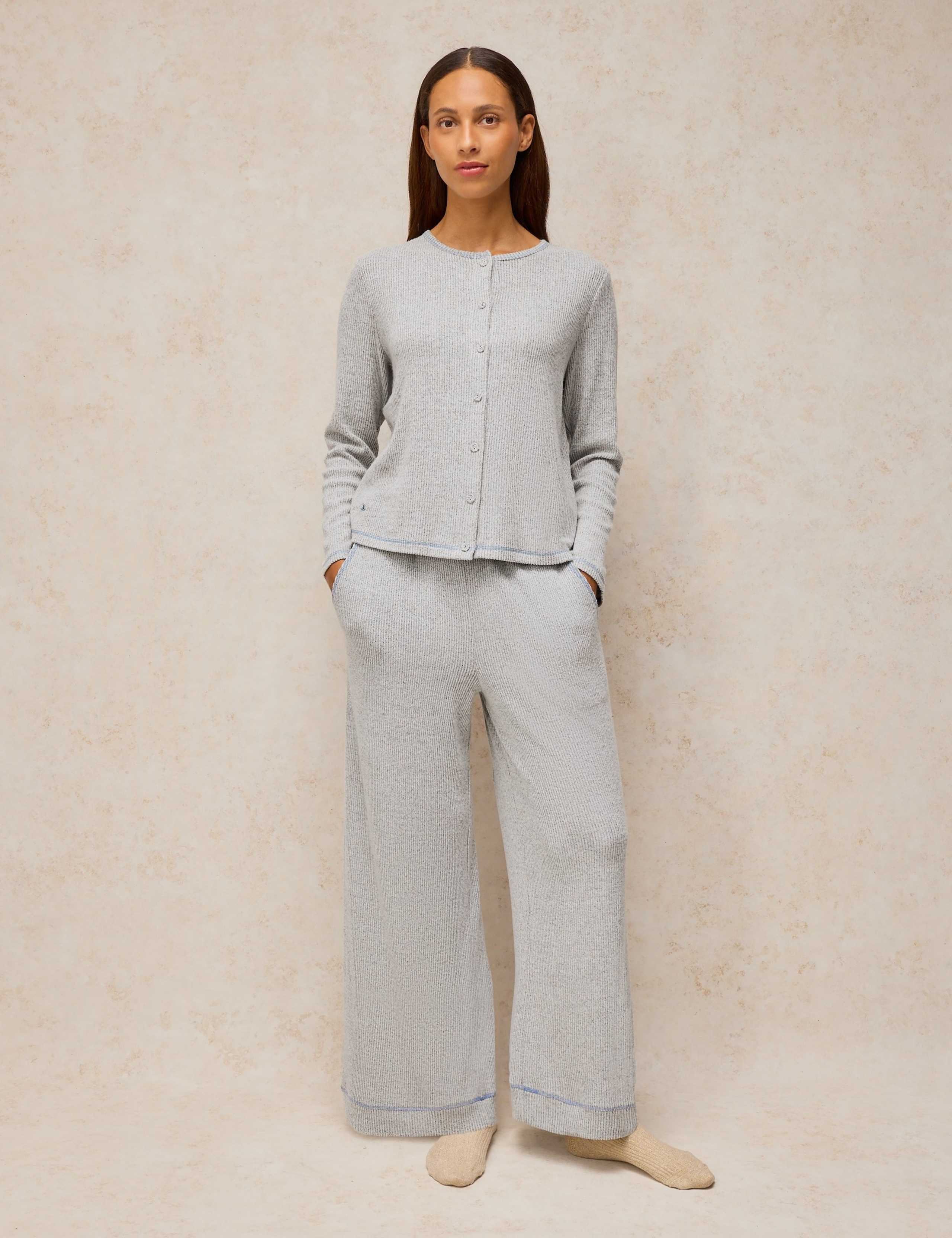 Cosy Ribbed Pyjama Bottoms