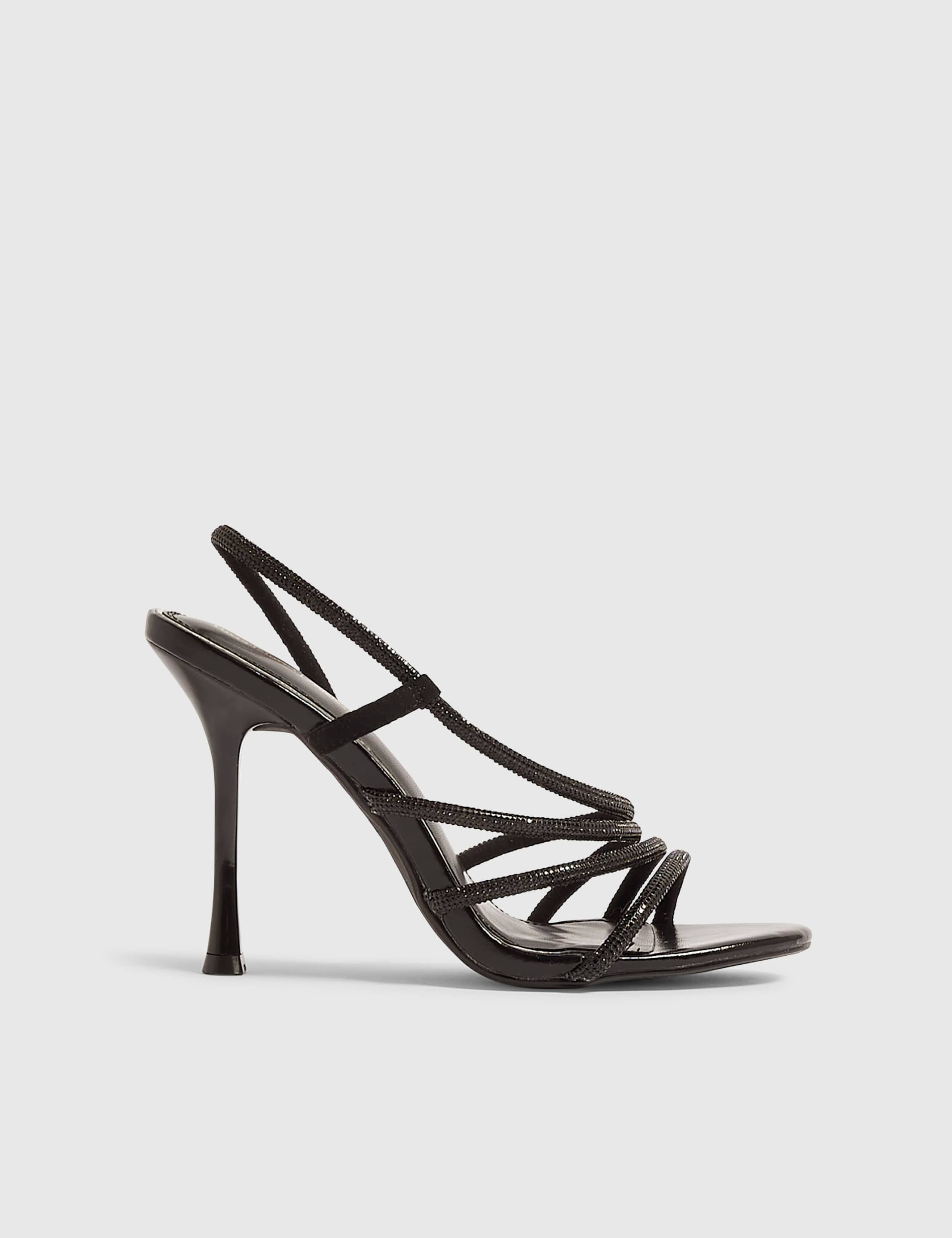 Ankle Strap Stiletto Heel Sandals